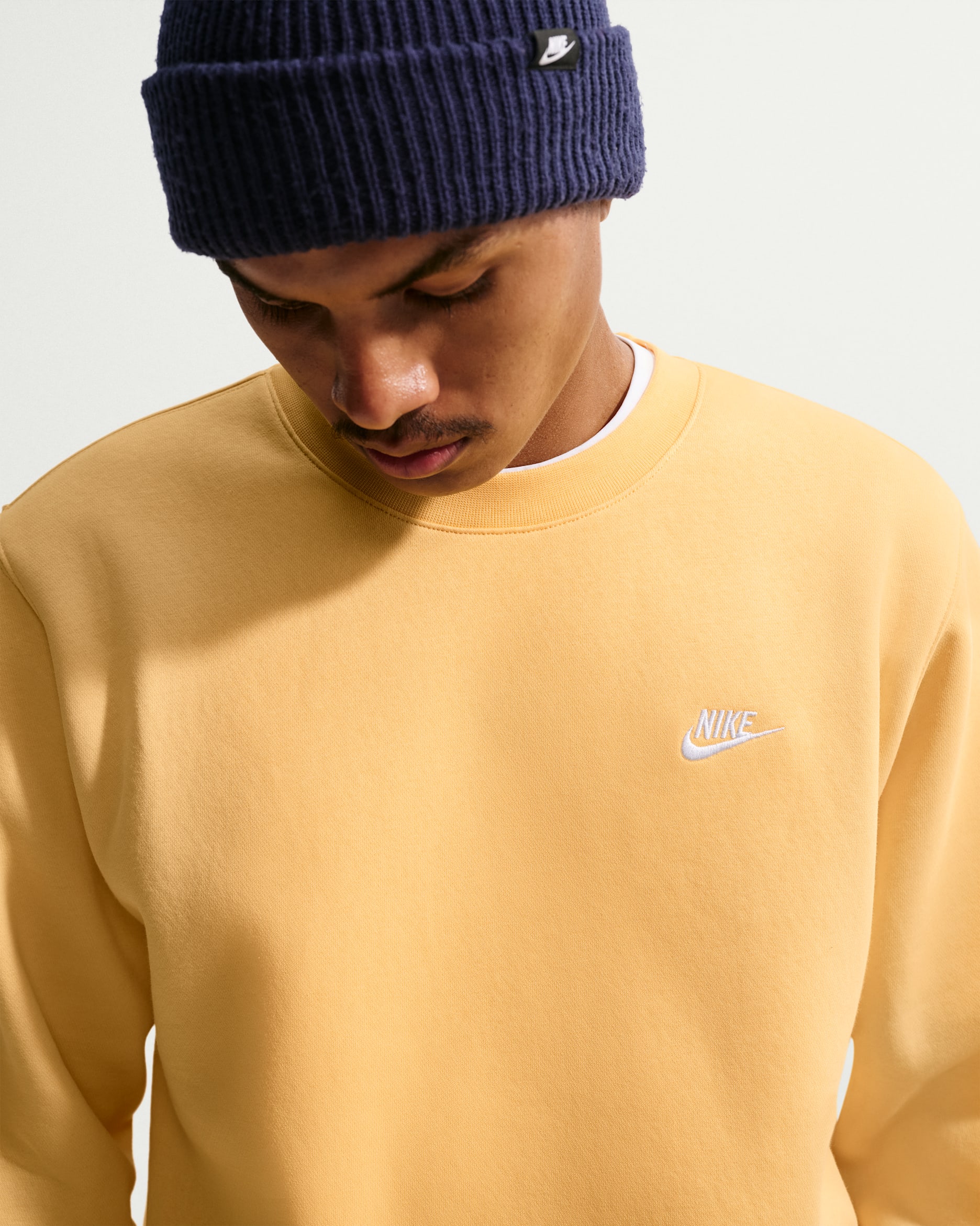 Nike Club — Topaz Gold/White