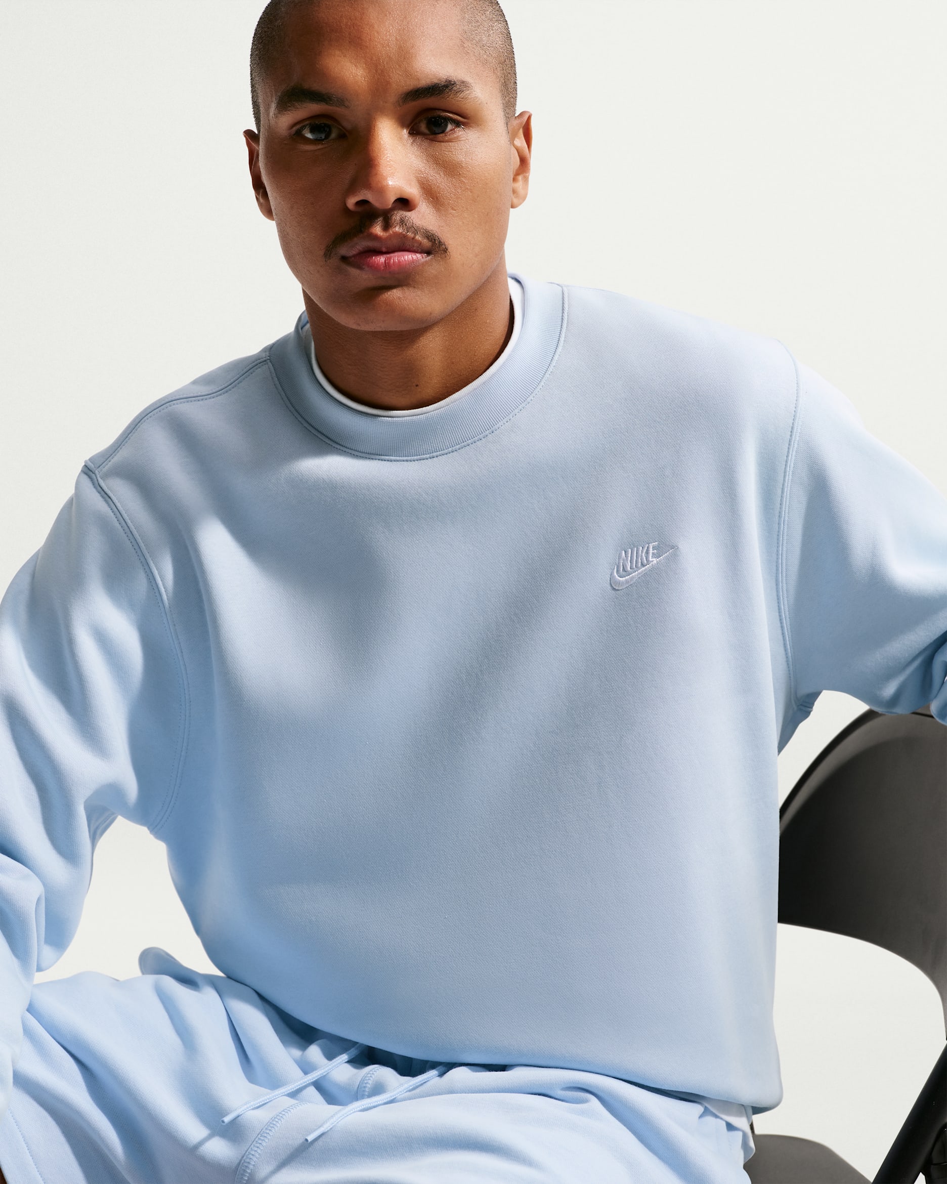 Nike Club — Hydrogen Blue/White