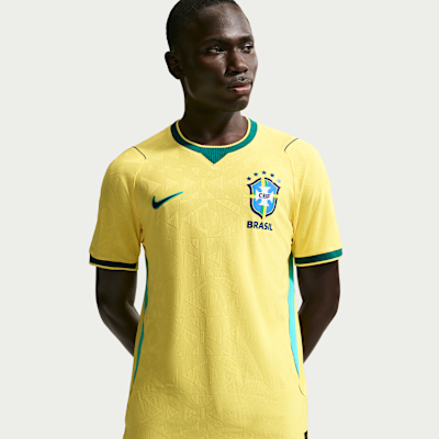 Brazil National Team 2026 Match Home — Canary/Light Menta/Geode Teal