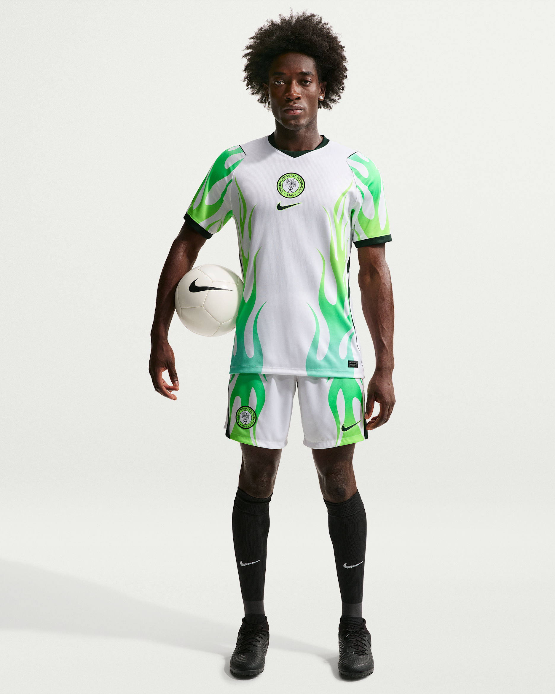 Nigeria 2026 Stadium Away — White/Black