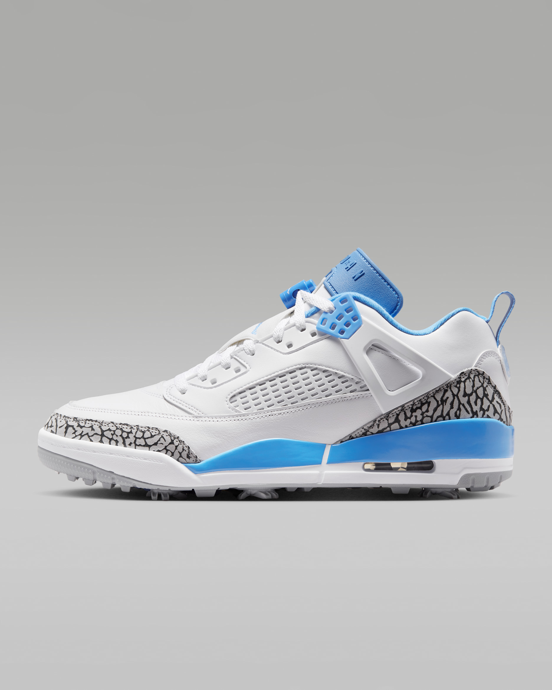 Jordan Spizike G — White/Wolf Grey/University Blue