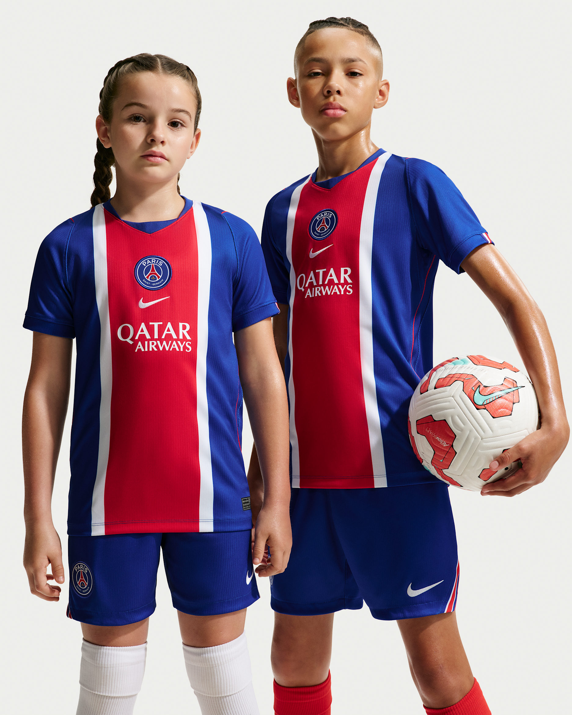Paris Saint-Germain 2026/27 Stadium Home — Old Royal/White/University Red/White