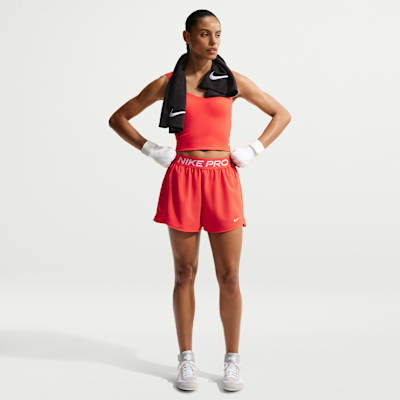 Nike Pro — Light Crimson/White