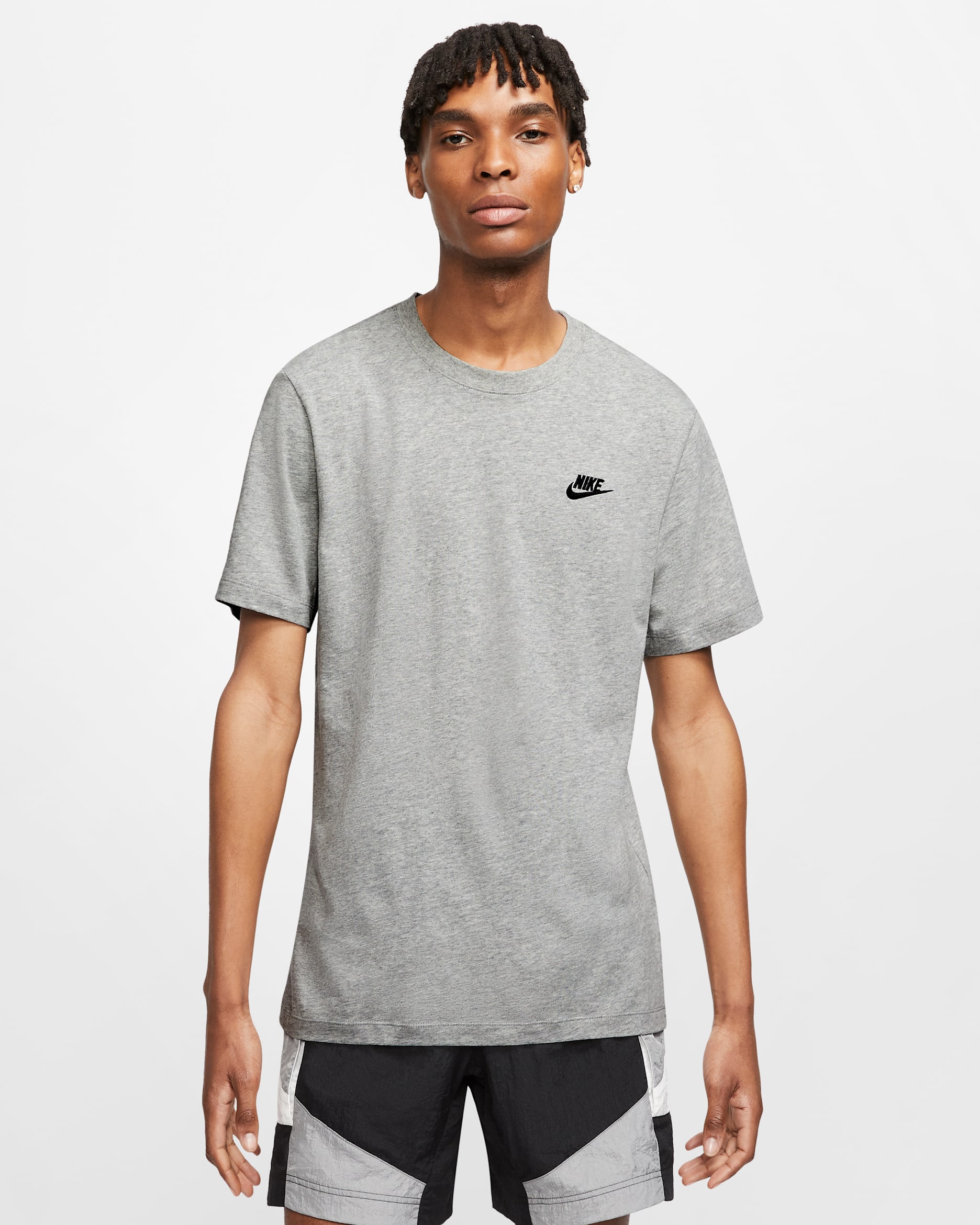 Nike Sportswear Club — Dark Grey Heather/Black