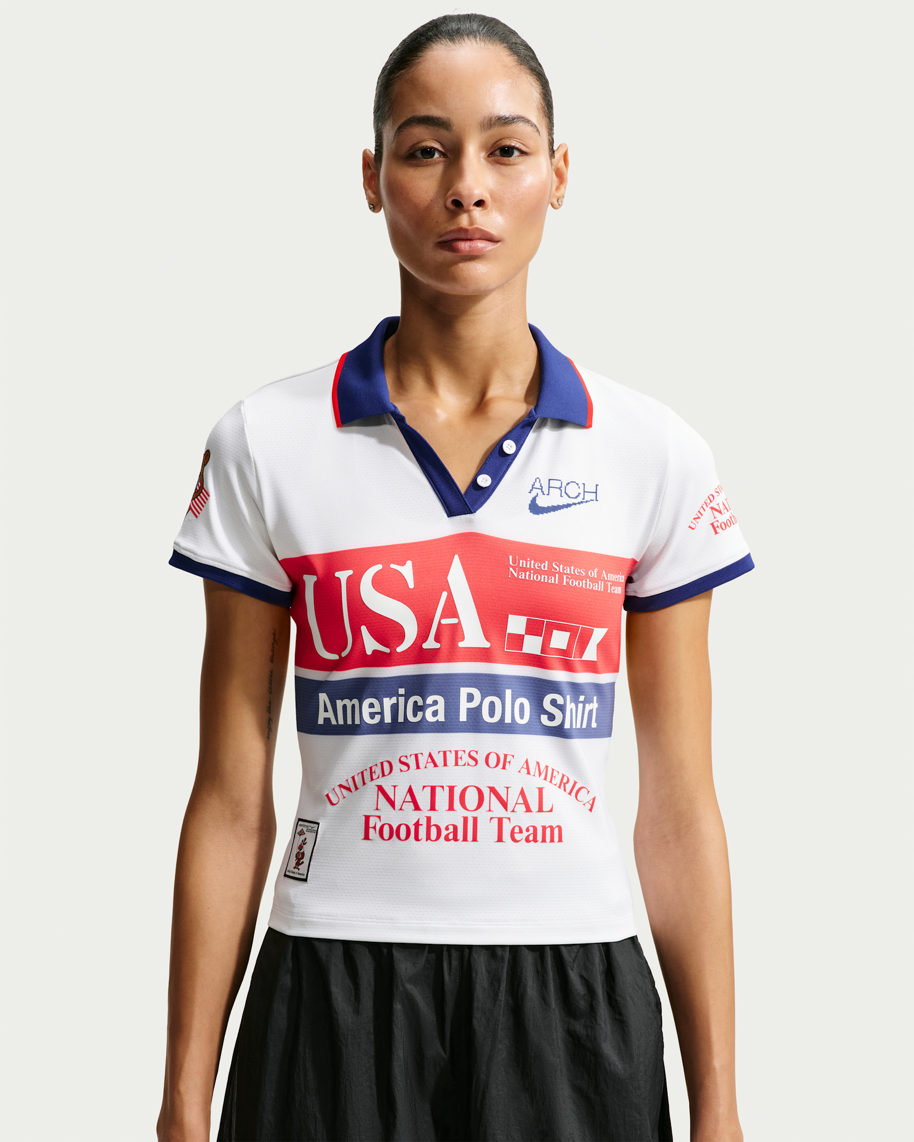 USA x V.A.A. — White/Challenge Red/Deep Royal Blue/Deep Royal Blue