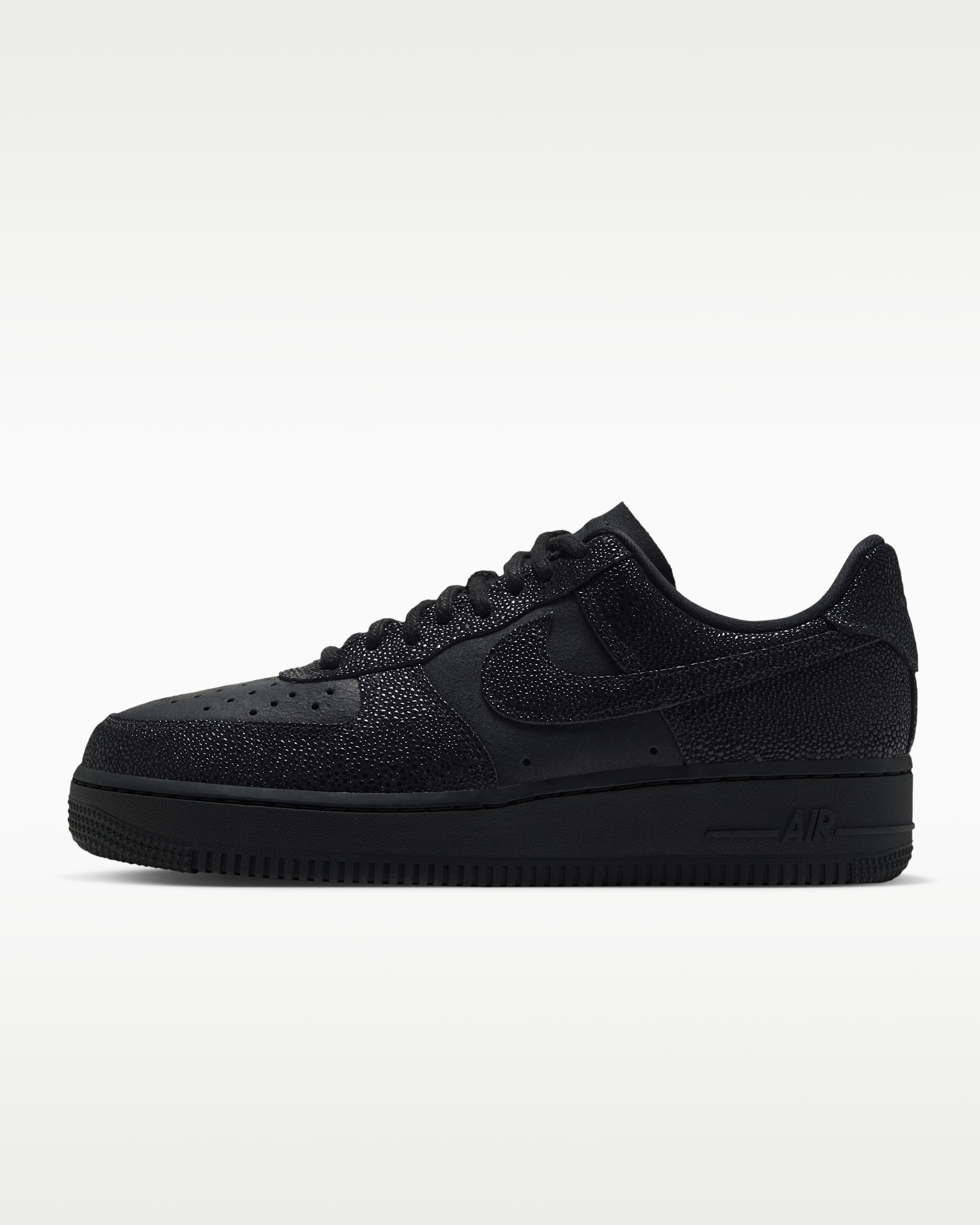 Nike Air Force 1 '07 SE Shagreen — Black/Anthracite/Black
