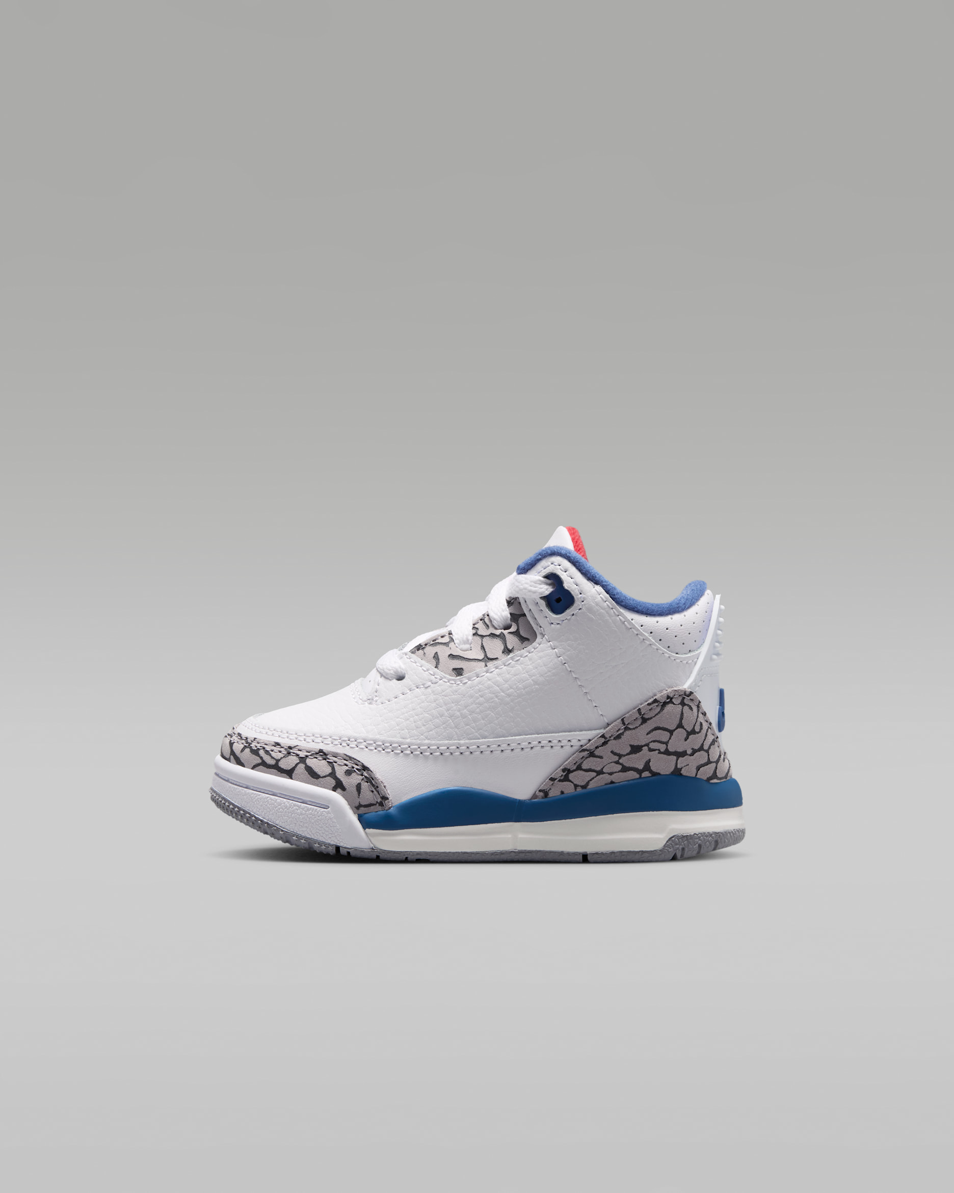 Jordan 3 Retro 'True Blue' — White/True Blue/Cement Grey/Fire Red