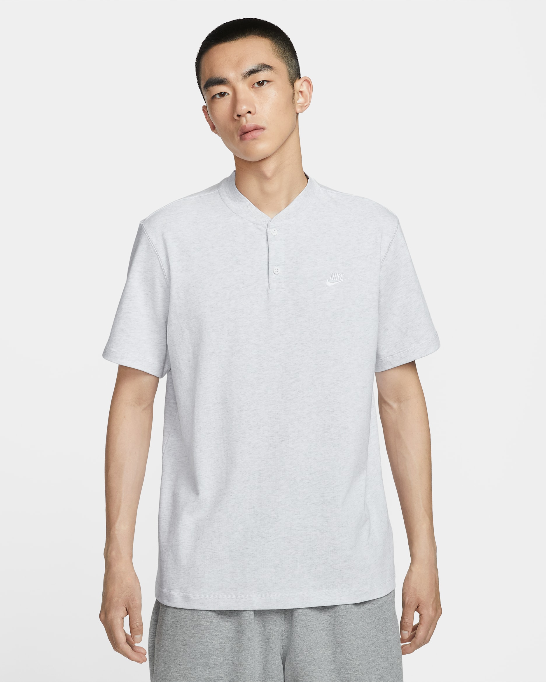 Nike Club — Birch Heather/White/White