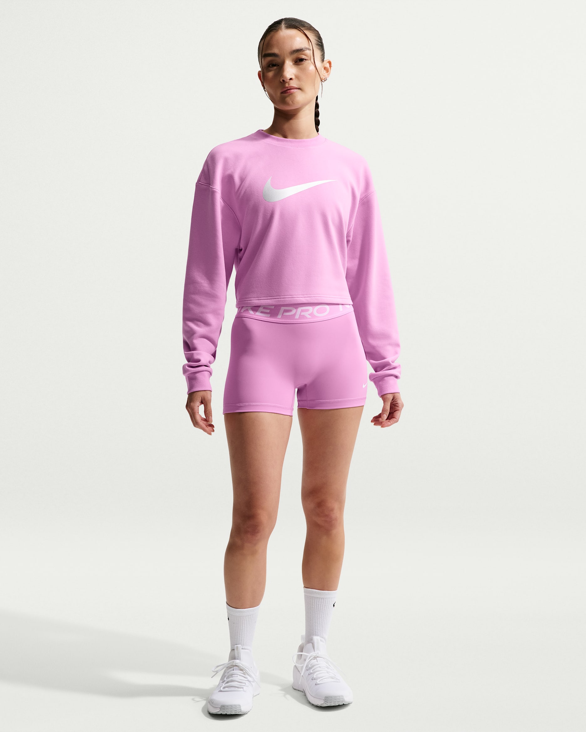 Nike Pro — Light Magenta/White