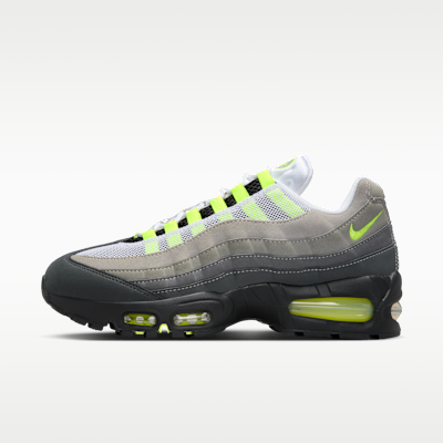 Nike Air Max 95 Big Bubble — Black/Anthracite/Light Graphite/Neon Yellow
