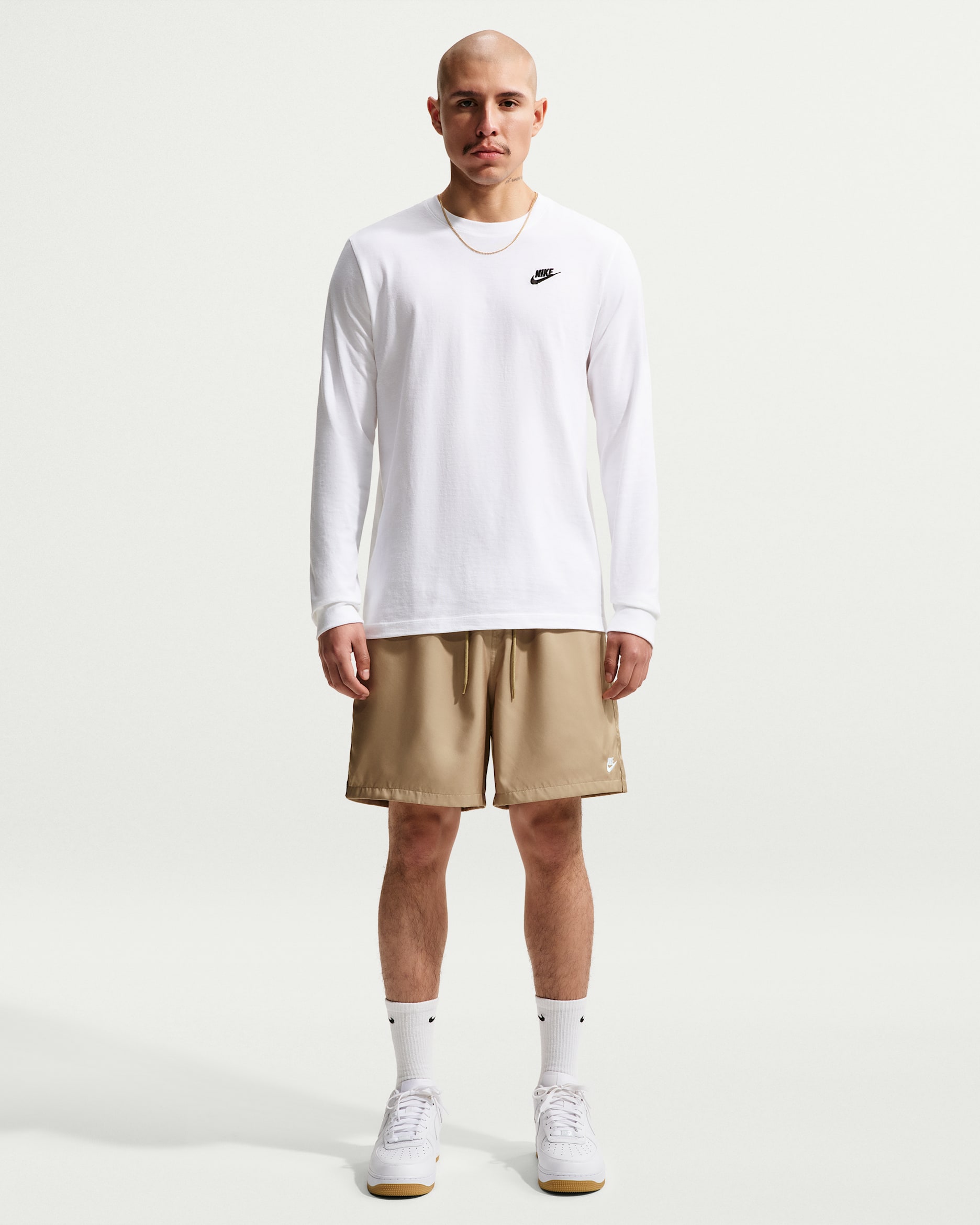 Nike Club — Parachute Beige/White