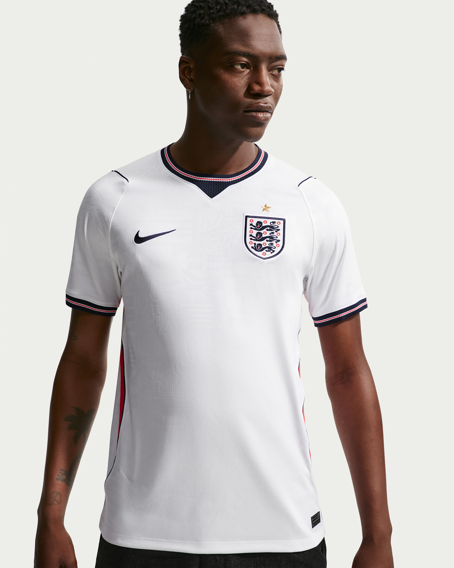 England National Team 2026 Stadium Home — White/Speed Red/Obsidian/Obsidian