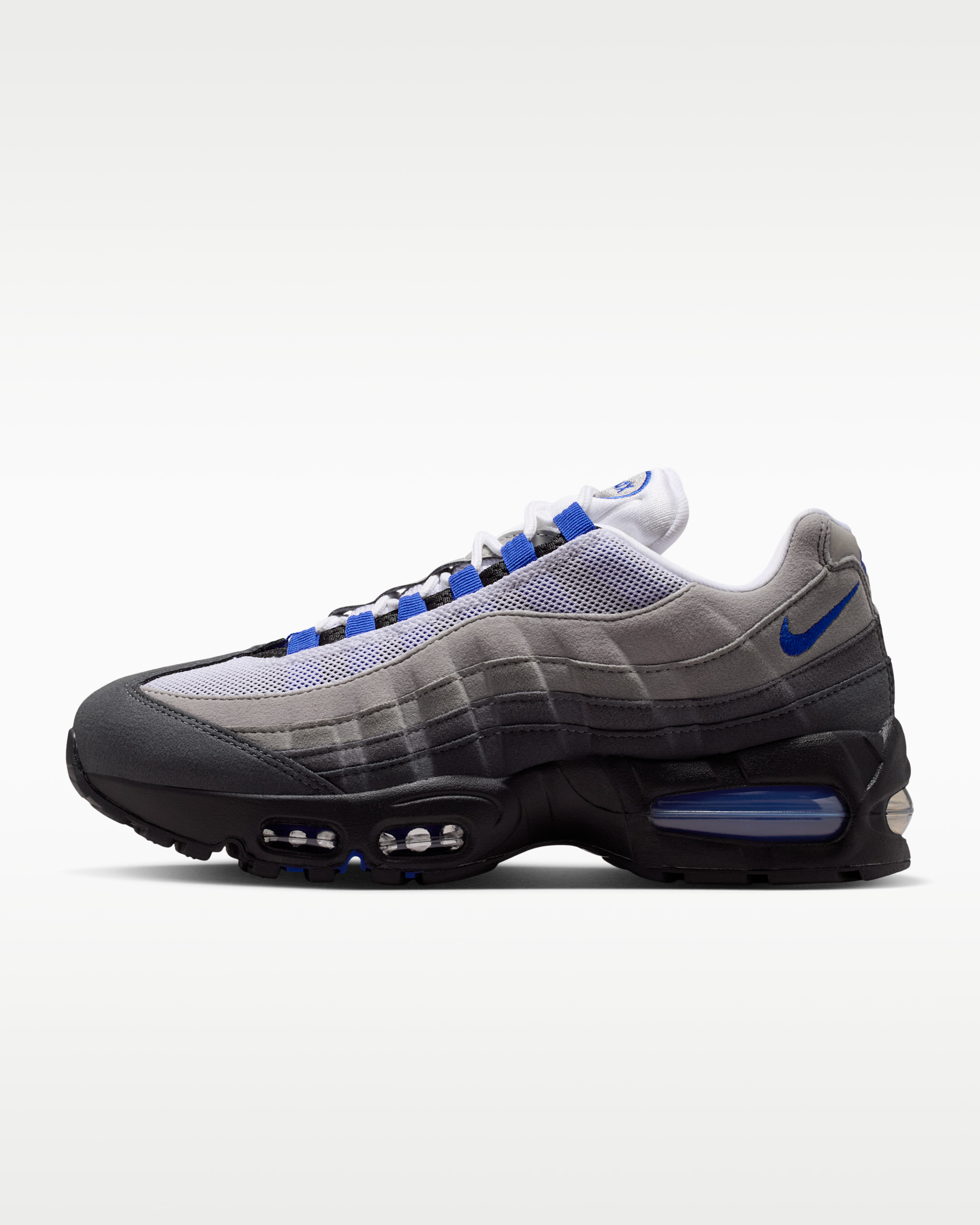 Nike Air Max 95 Big Bubble — Black/White/Medium Grey/Old Royal
