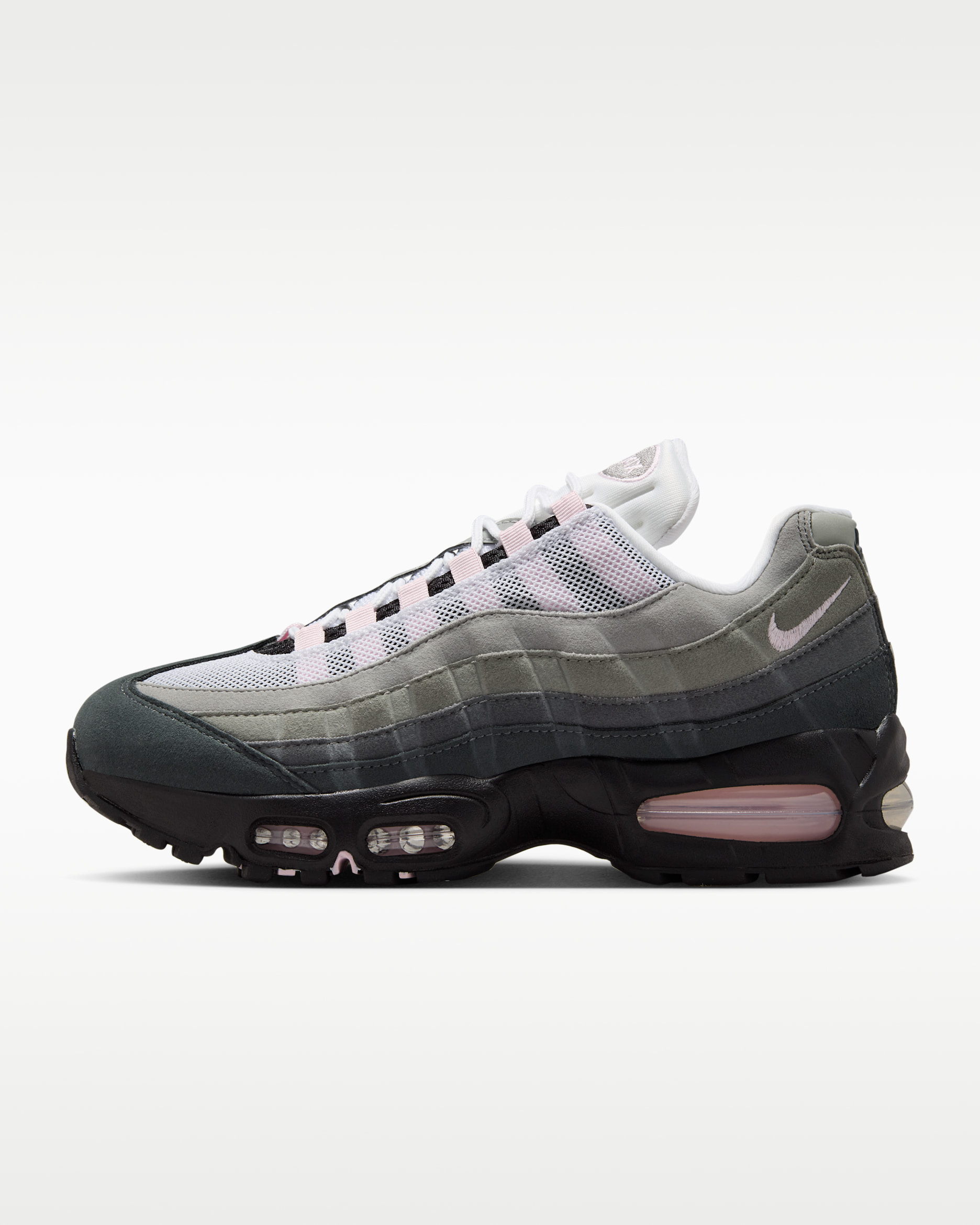 Nike Air Max 95 Big Bubble — Black/White/Reflect Silver/Pink Foam
