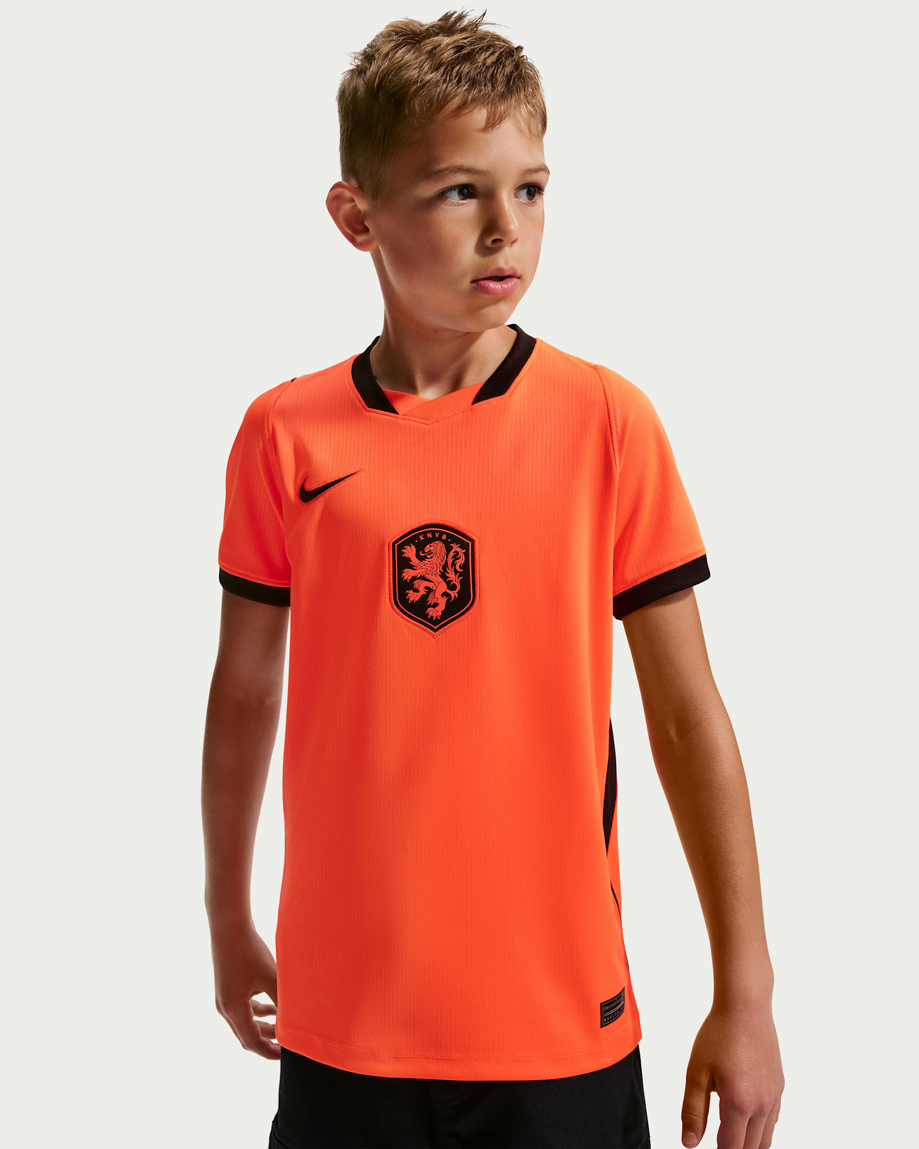 Netherlands National Team 2026 Stadium Home — Hyper Crimson/Black