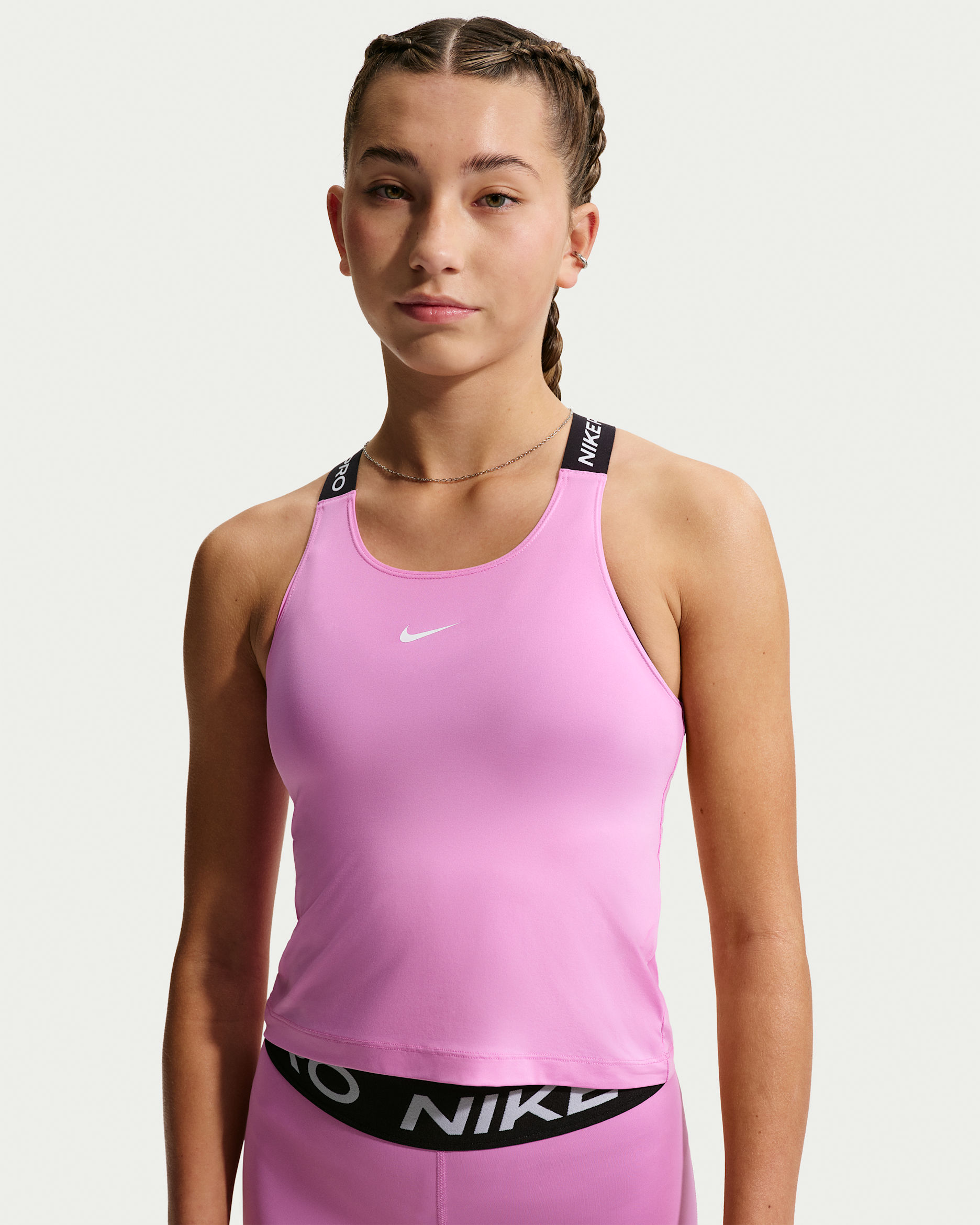 Nike Pro — Light Magenta/Black/White