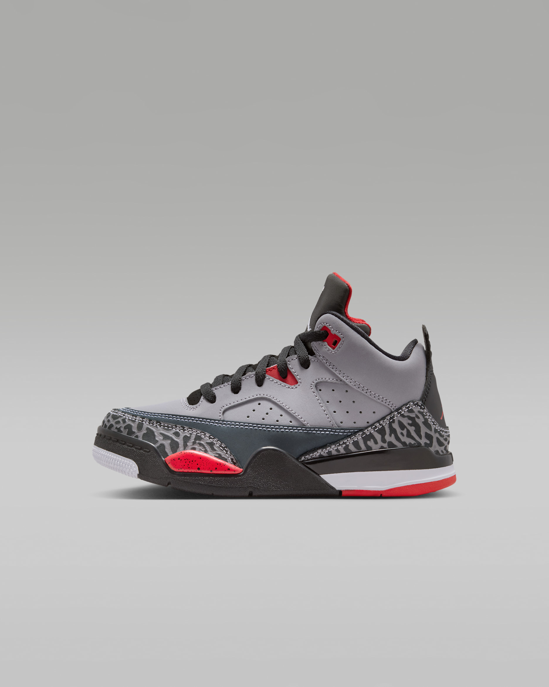 Jordan Son of Mars Low — Cement Grey/Black/Fire Red/White