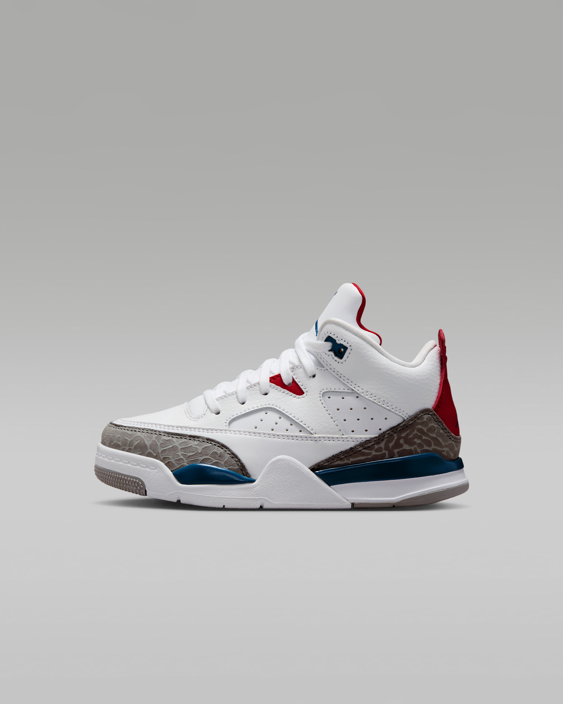 Jordan Son of Mars Low — White/Varsity Red/Light Smoke Grey/True Blue