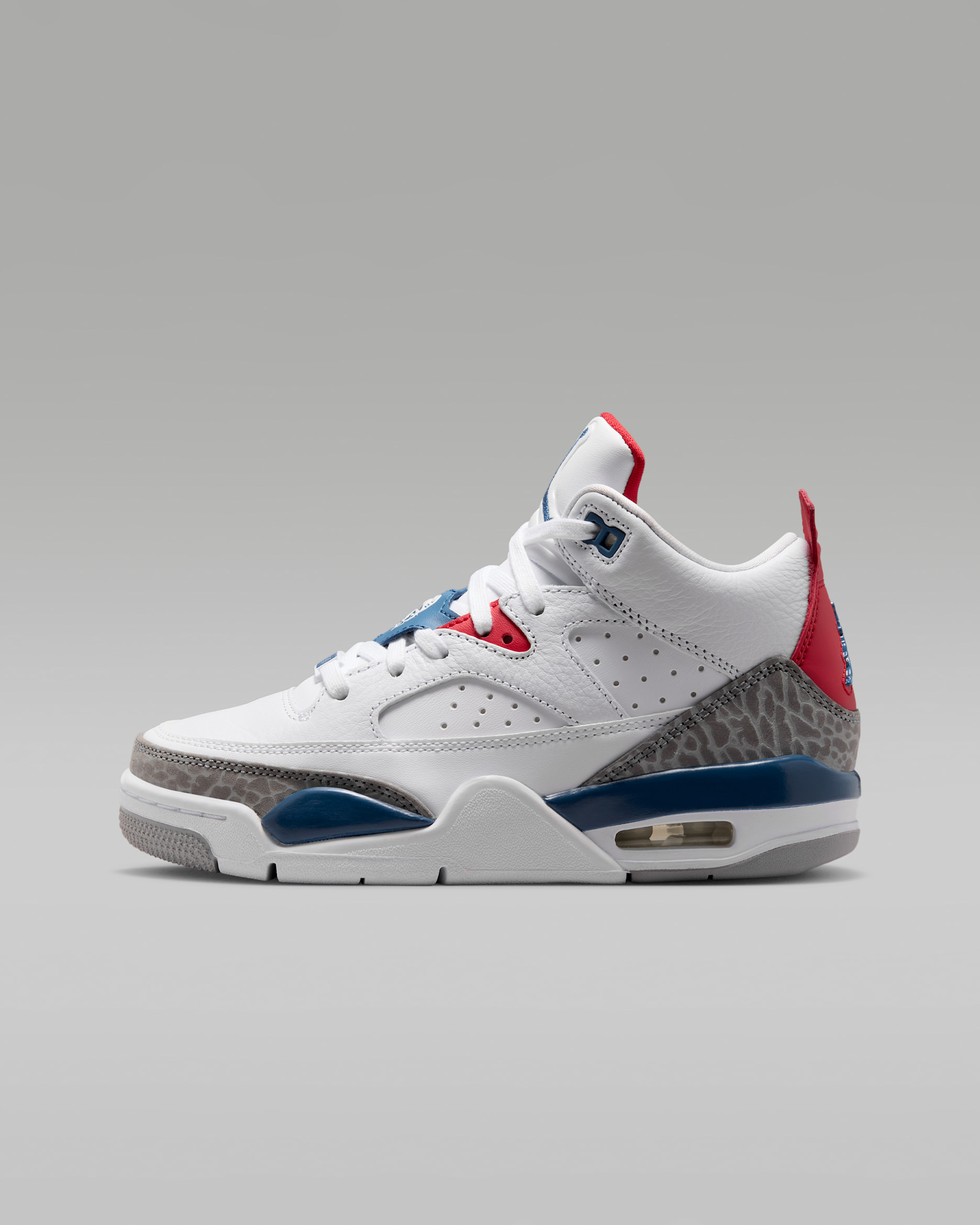 Jordan Son of Mars Low — White/Varsity Red/Light Smoke Grey/True Blue