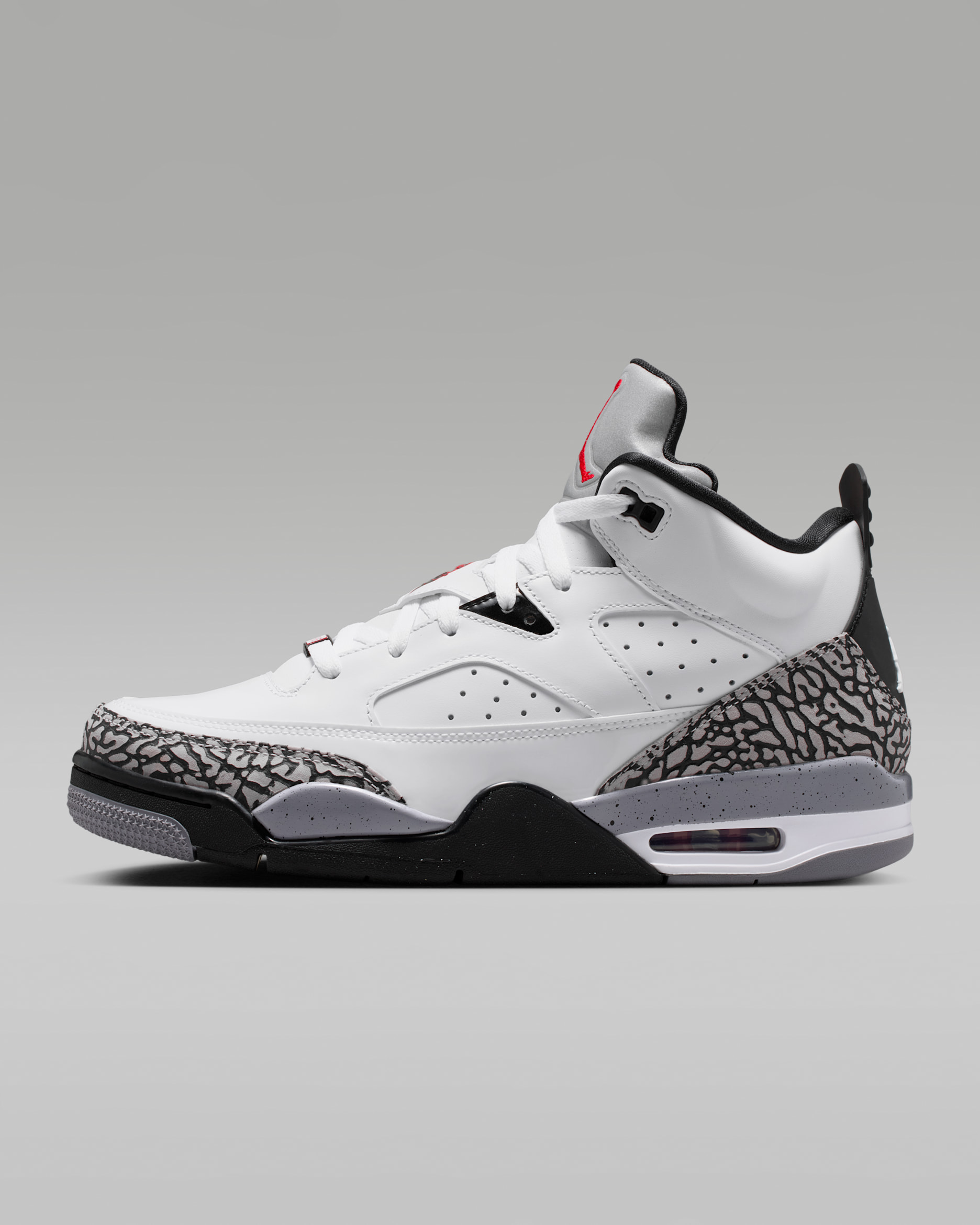 Jordan Son of Mars Low — White/Black/Cement Grey/Gym Red