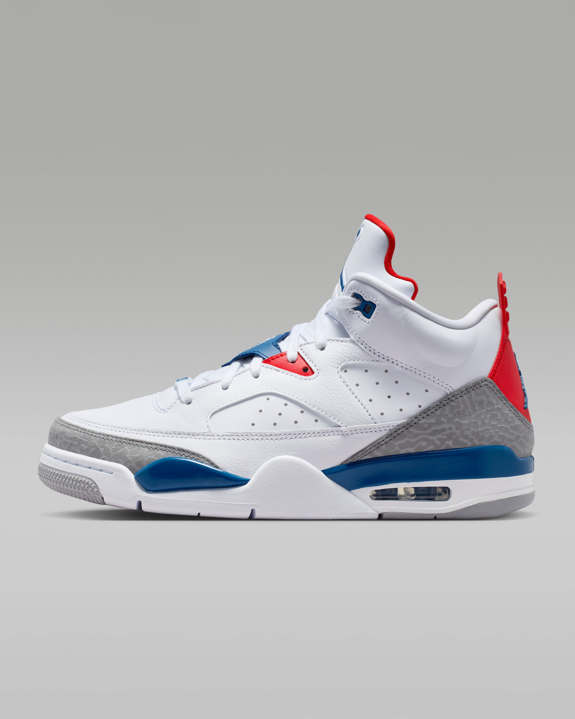 Jordan Son of Mars Low — White/Varsity Red/Light Smoke Grey/True Blue