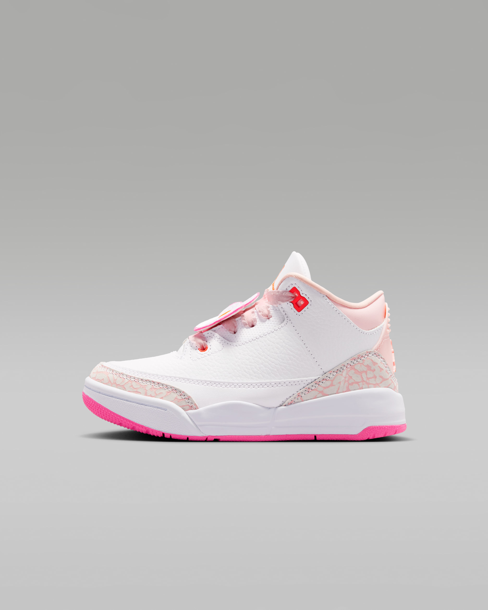 Jordan 3 Retro — Pearl Pink/Pink Bloom/Pink Glow/Hyper Orange