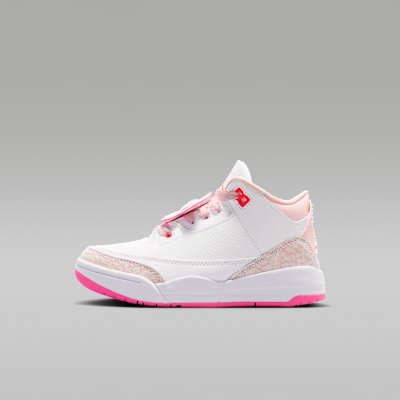 Jordan 3 Retro — Pearl Pink/Pink Bloom/Pink Glow/Hyper Orange