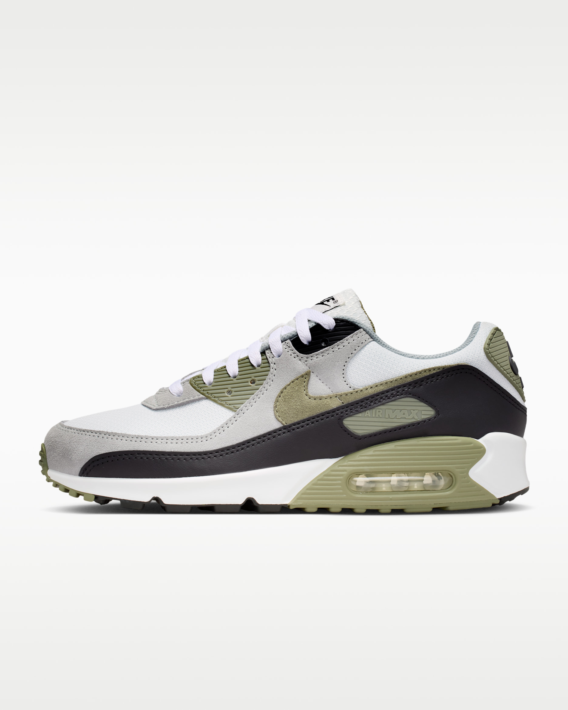 Nike Air Max 90 — Summit White/Light Pumice/Black/Silver Sage