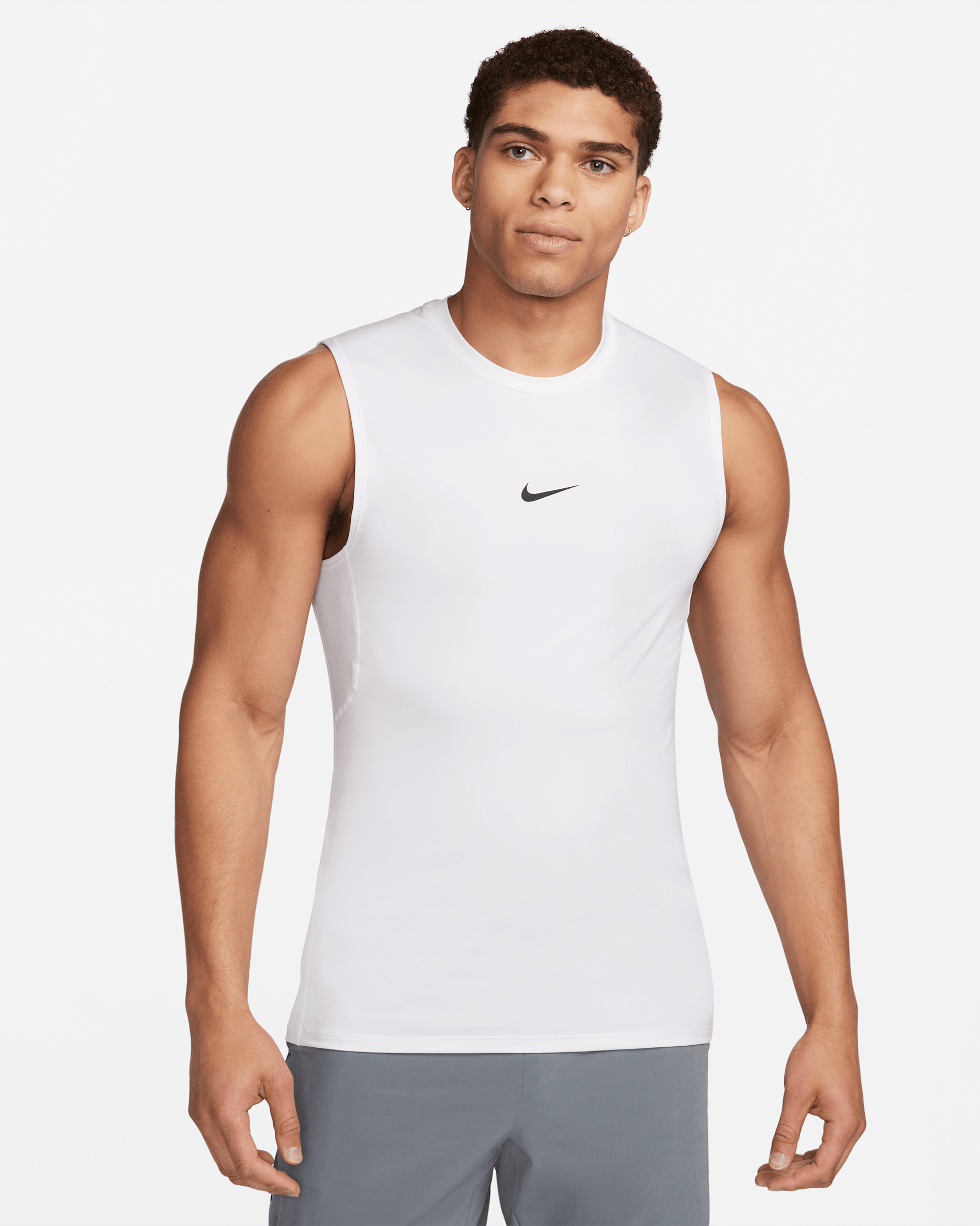 Nike Pro — White/Black