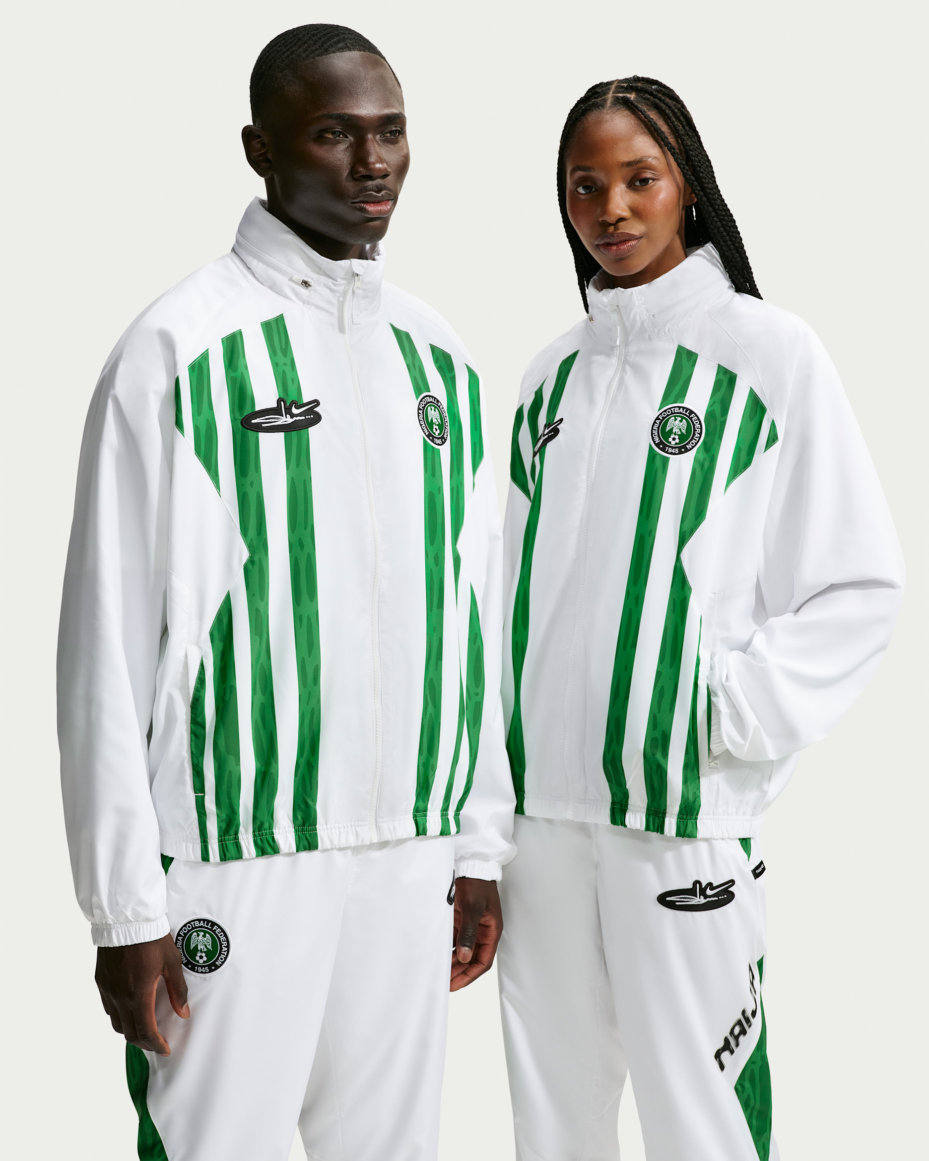 Nike x Nigeria x Slawn — White/Black