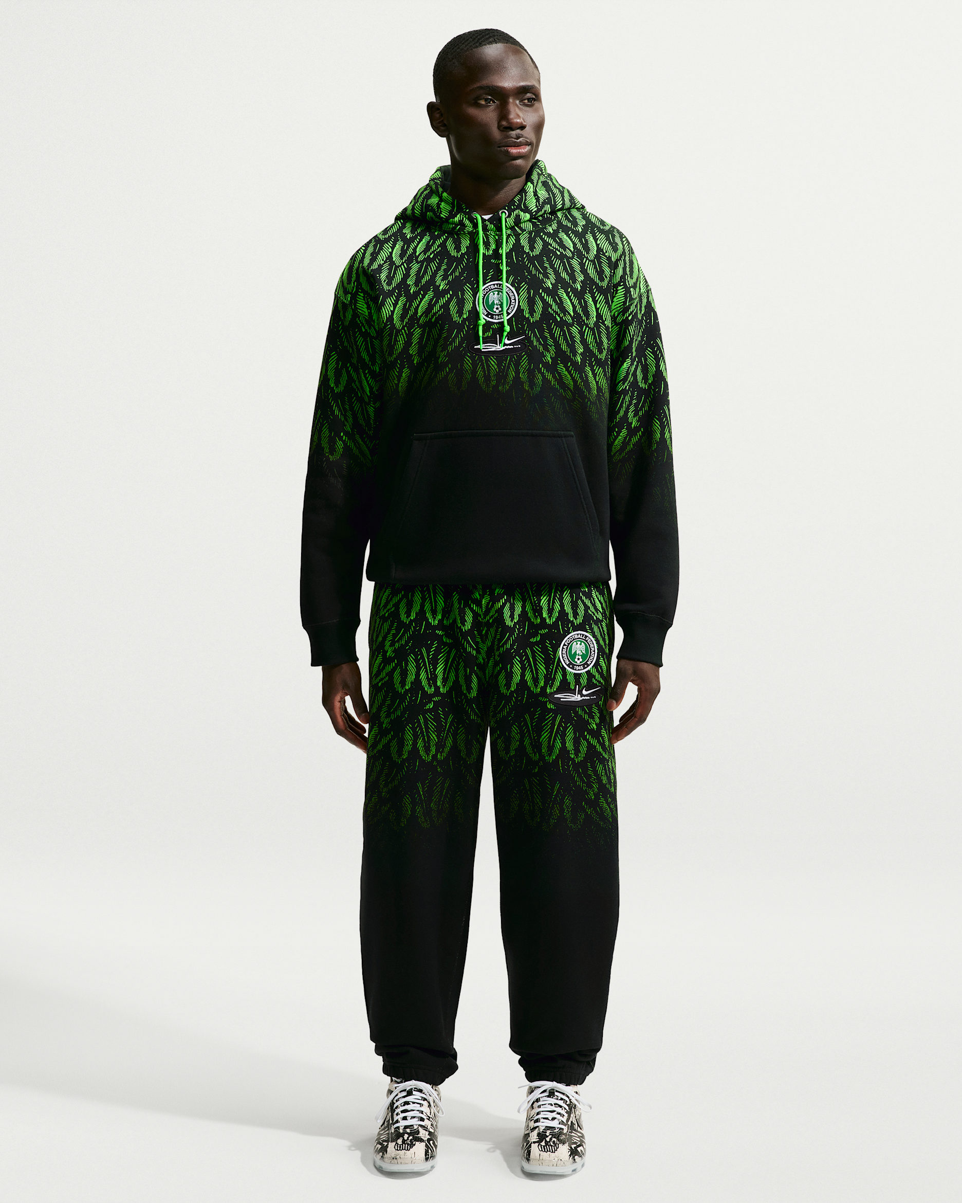 Nike x Nigeria x Slawn — Black/Poison Green/White
