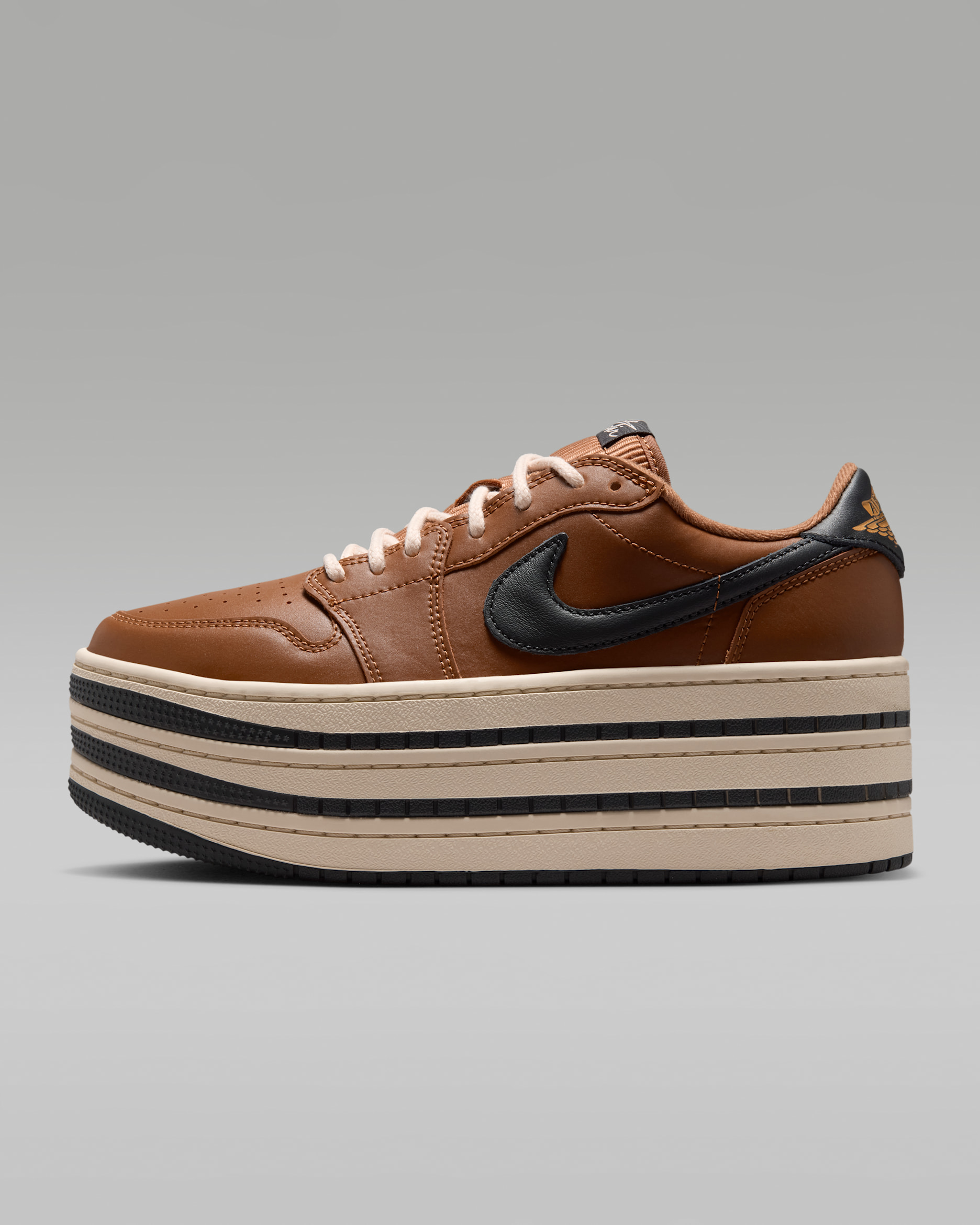 Air Jordan 1 Triple Stack SE — Light British Tan/Metallic Gold