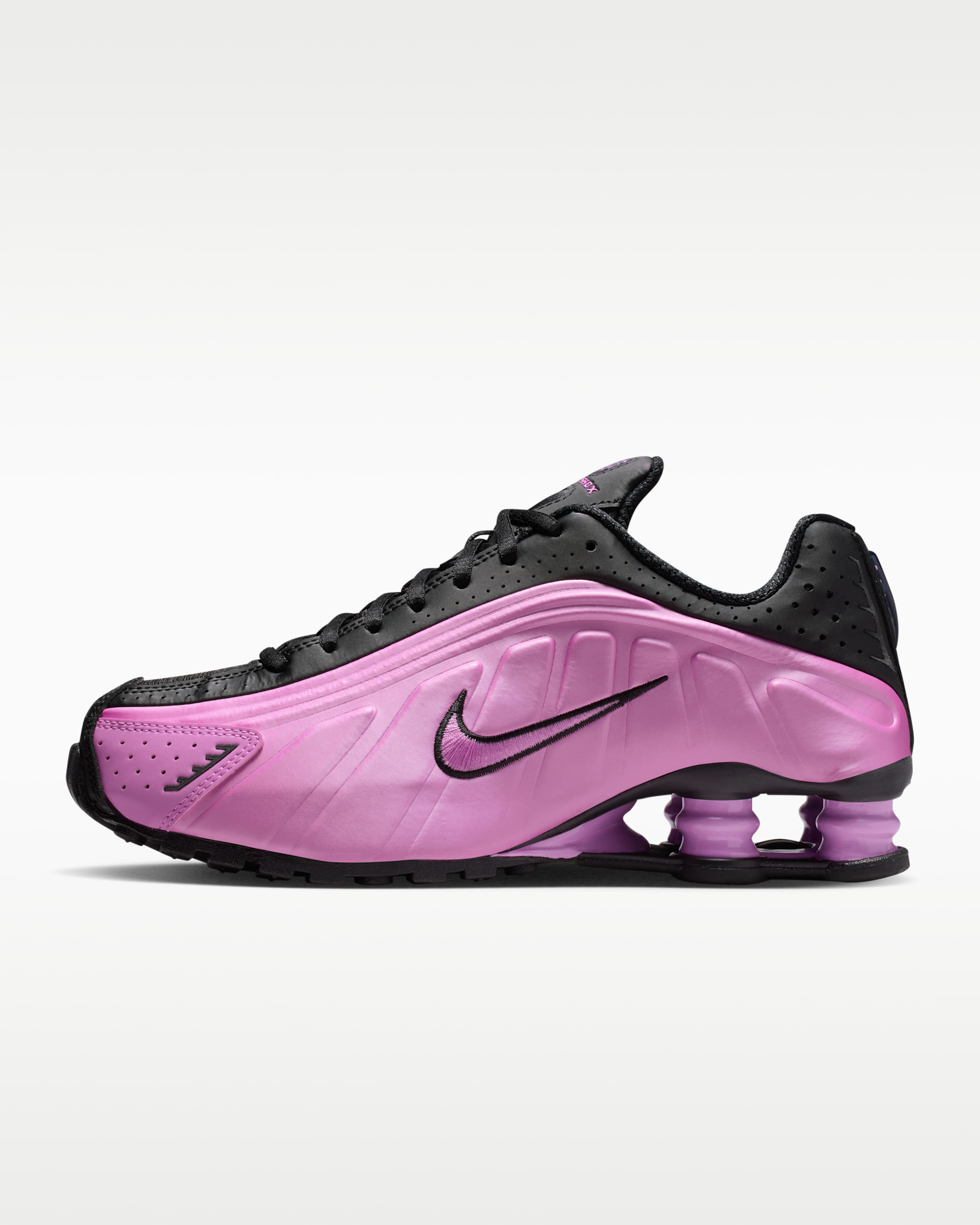 Nike Shox R4 — Black/Black/Light Magenta