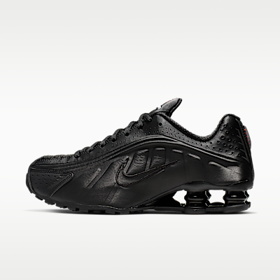 Nike Shox R4 — Black/Black/Max Orange/Black