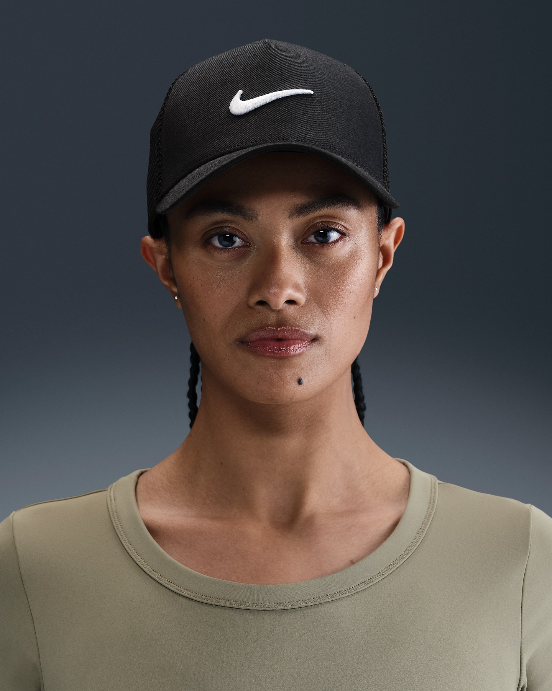 Nike Rise — Black/Black/White