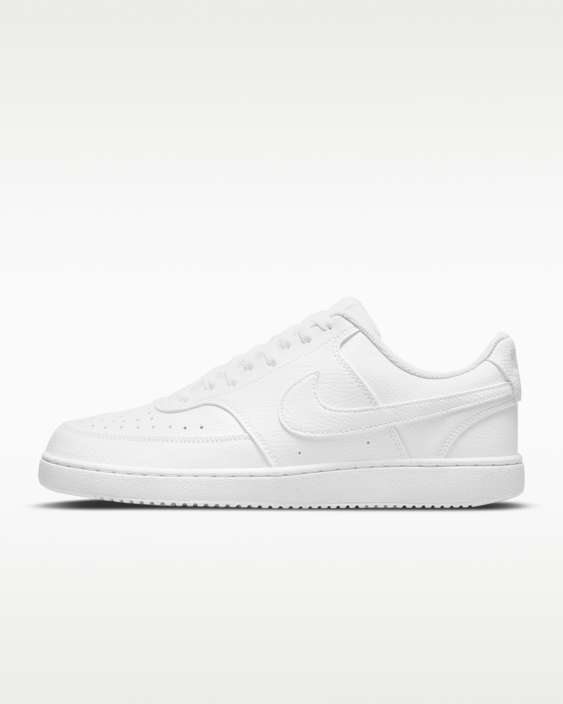 Nike Court Vision Low Next Nature — White/White/White