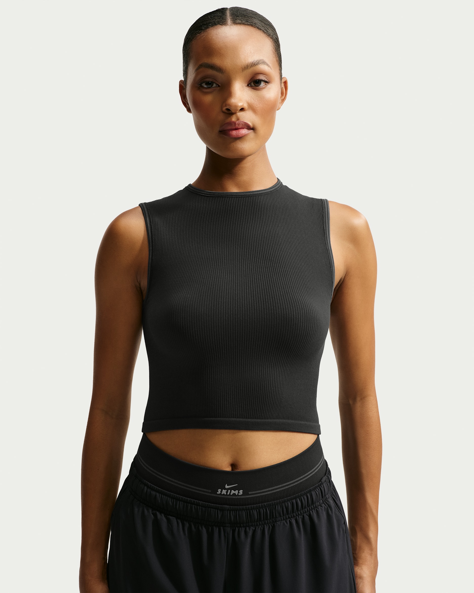 NikeSKIMS Ribbed Seamless — NSKM Obsidian/NSKM Armor