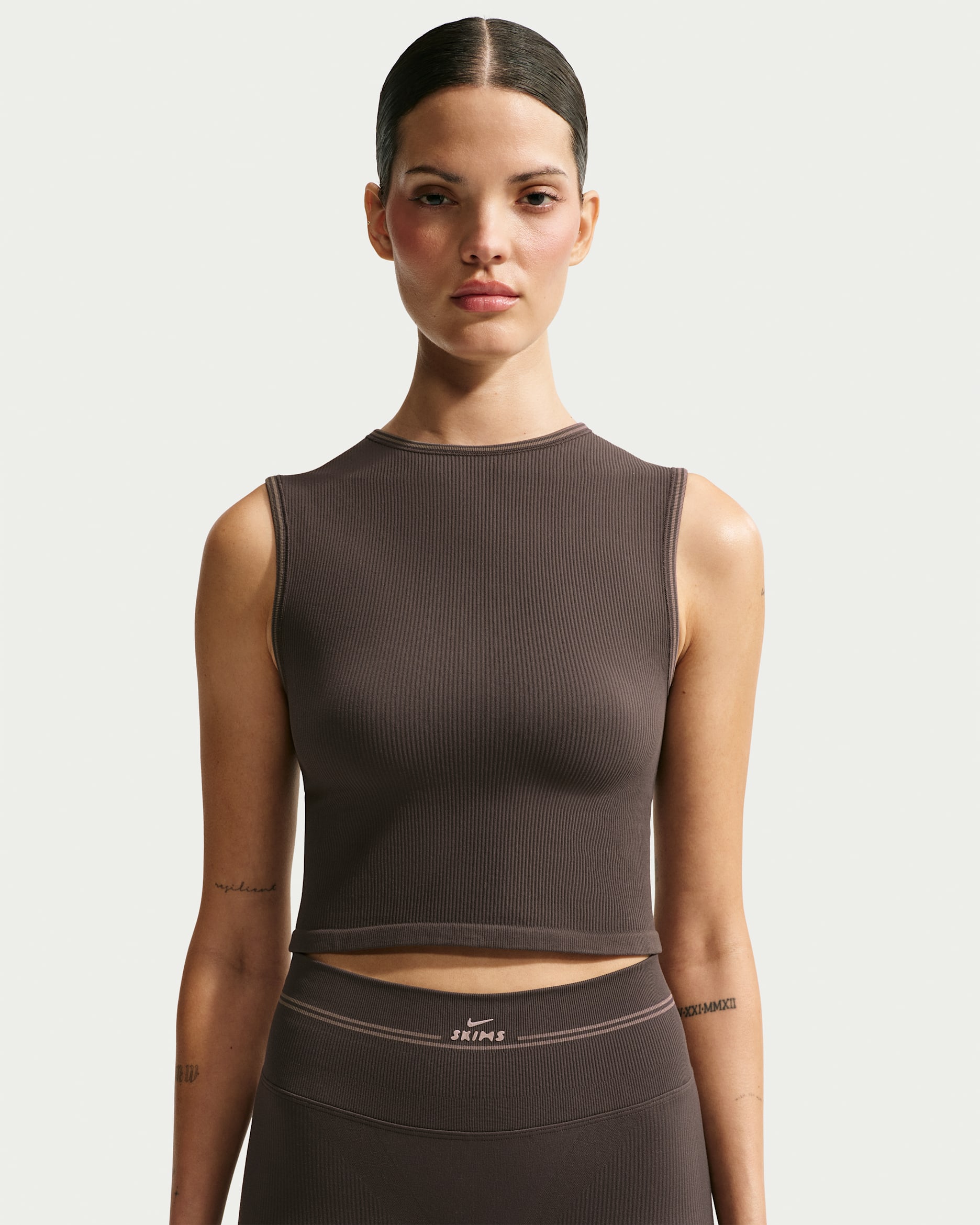 NikeSKIMS Ribbed Seamless — NSKM Phoenix/NSKM Truffle