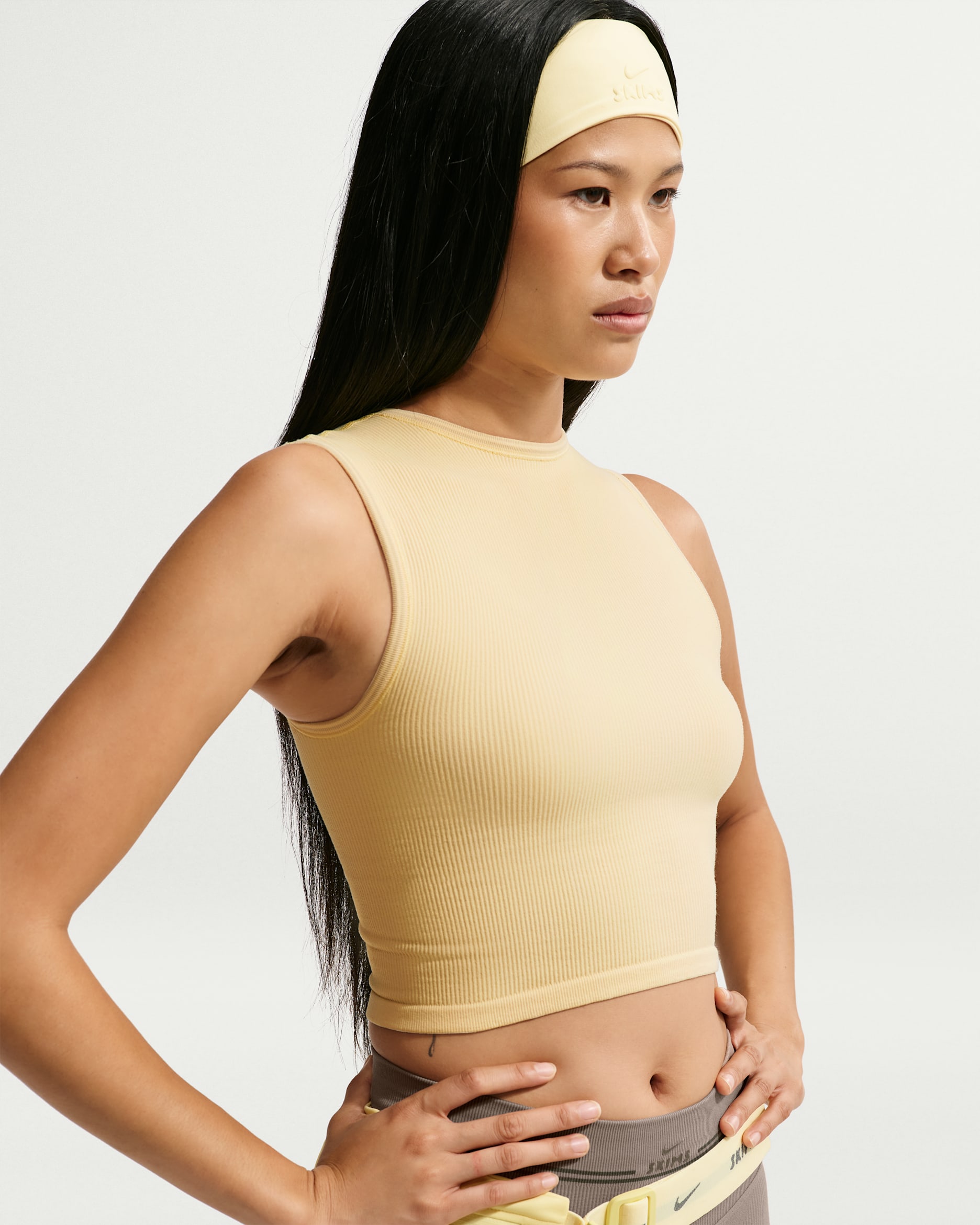 NikeSKIMS Ribbed Seamless — Lemon Drop