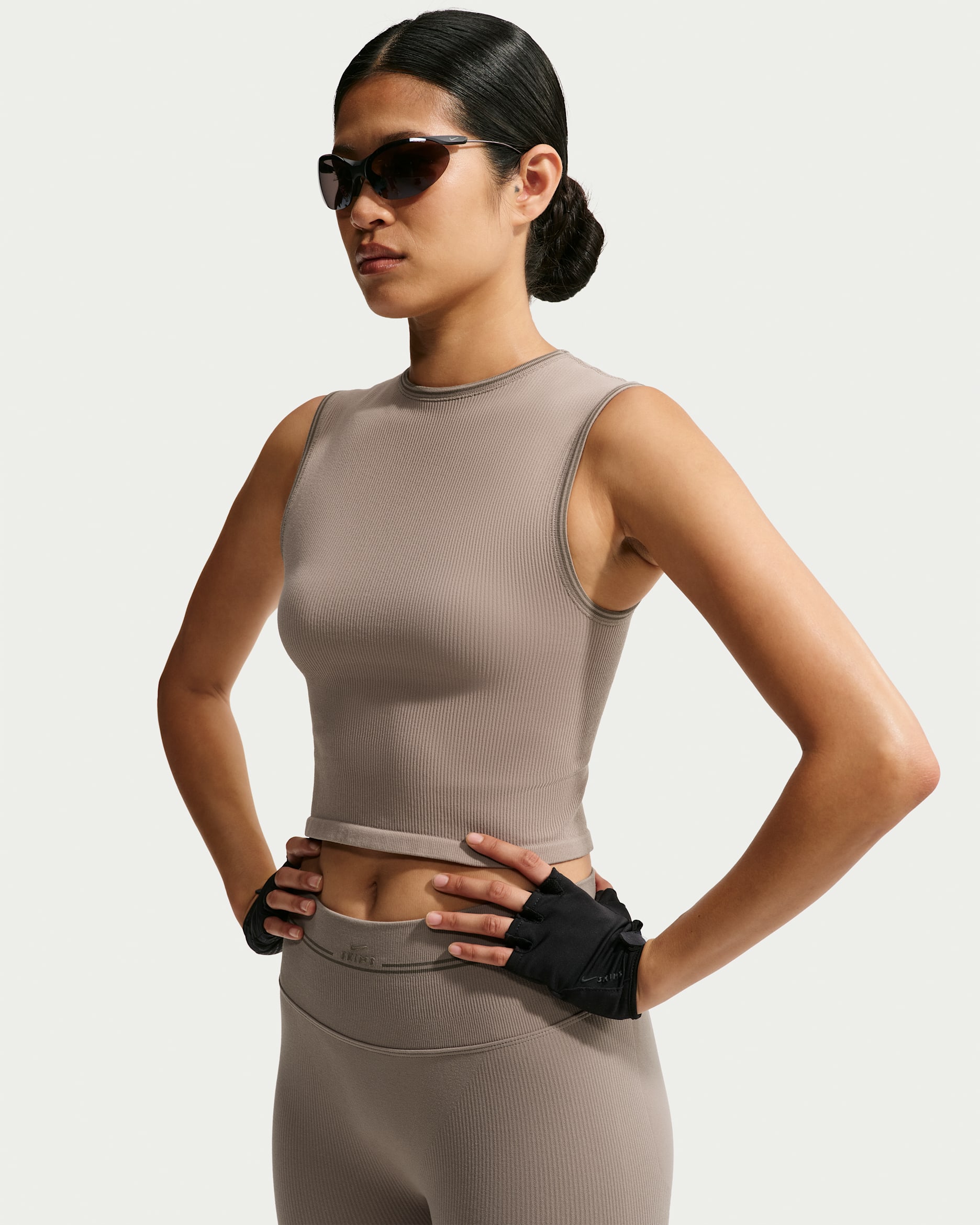 NikeSKIMS Ribbed Seamless — NSKM Driftwood