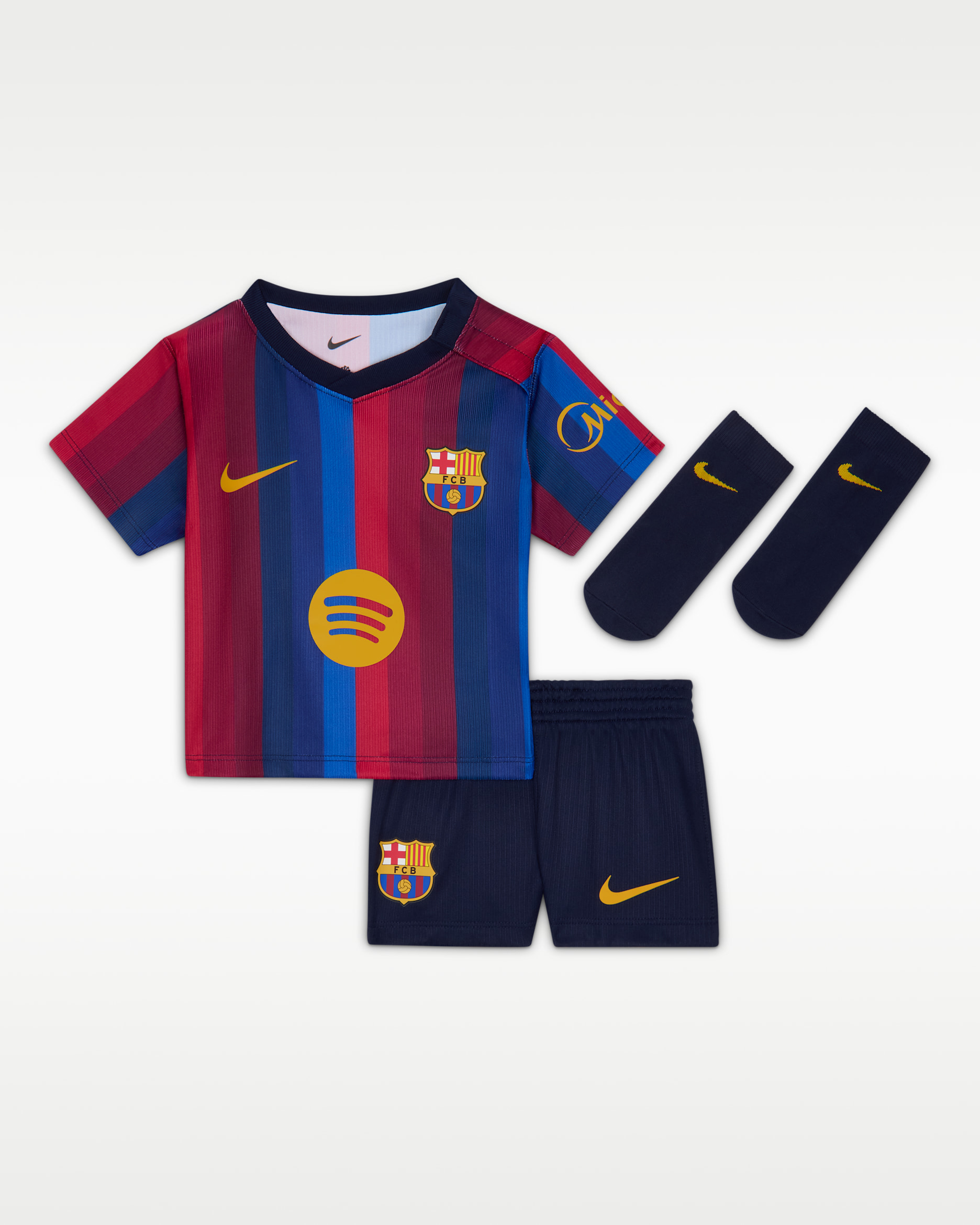 F.C. Barcelona 2026 Stadium Home — Deep Garnet/Blue Void/Blackened Blue/Mineral Yellow