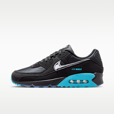 Nike Air Max 90 Premium 'Scorpion' — Black/Gamma Blue/Ice/Chrome