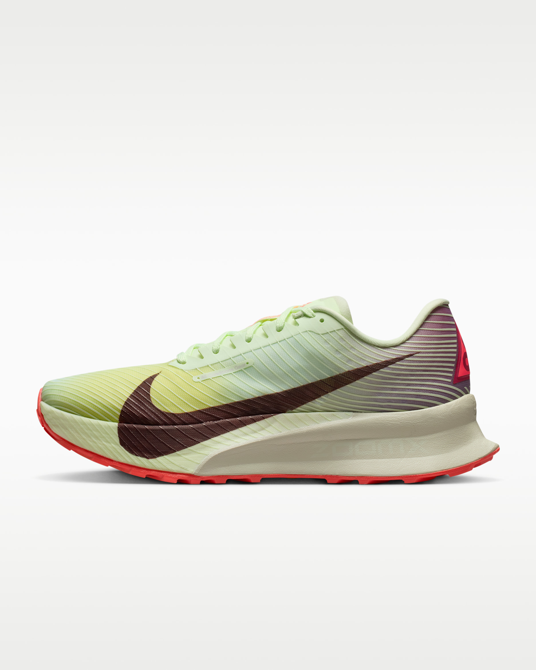 Nike ACG Ultrafly Trail — Volt Tint/Steam/Sea Glass/Burgundy Ash