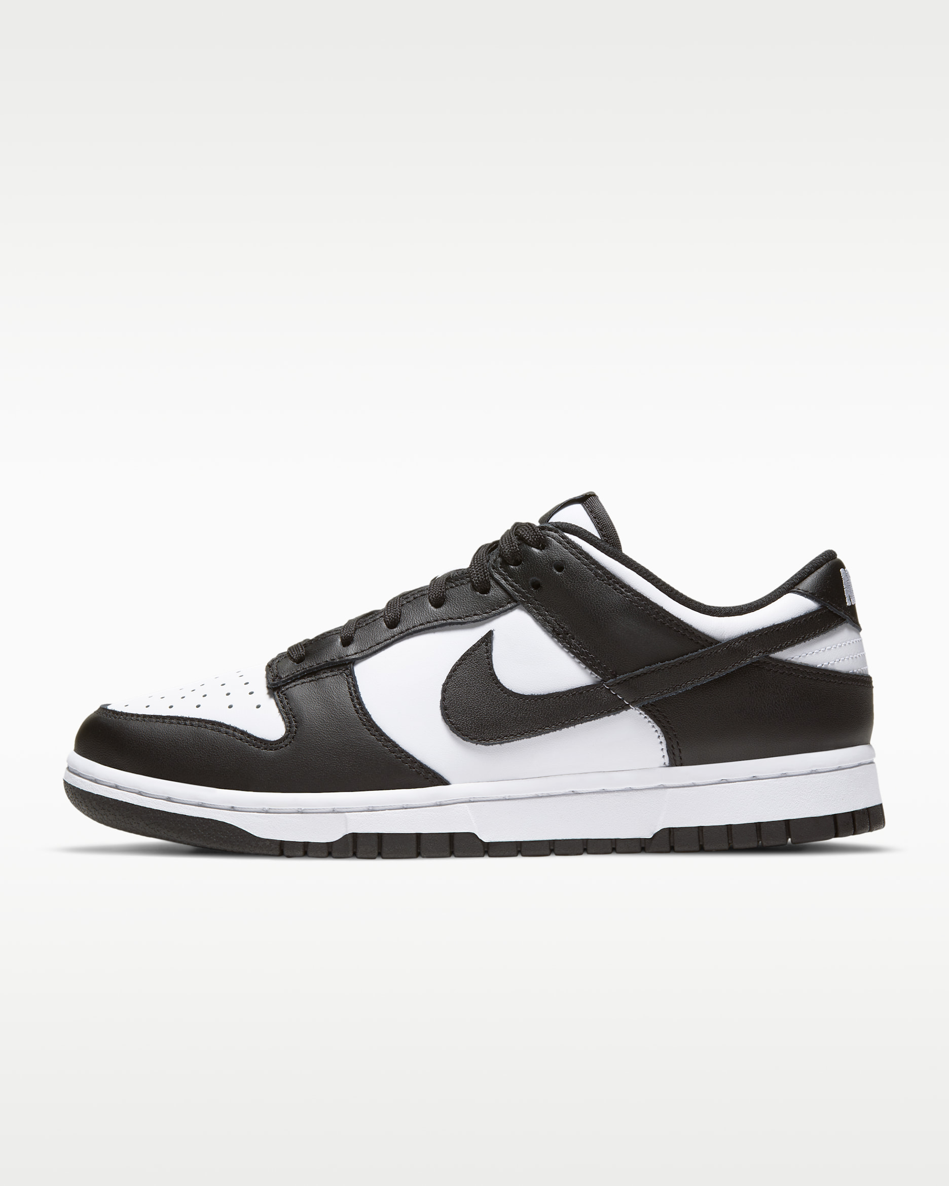 Nike Dunk Low — White/White/Black
