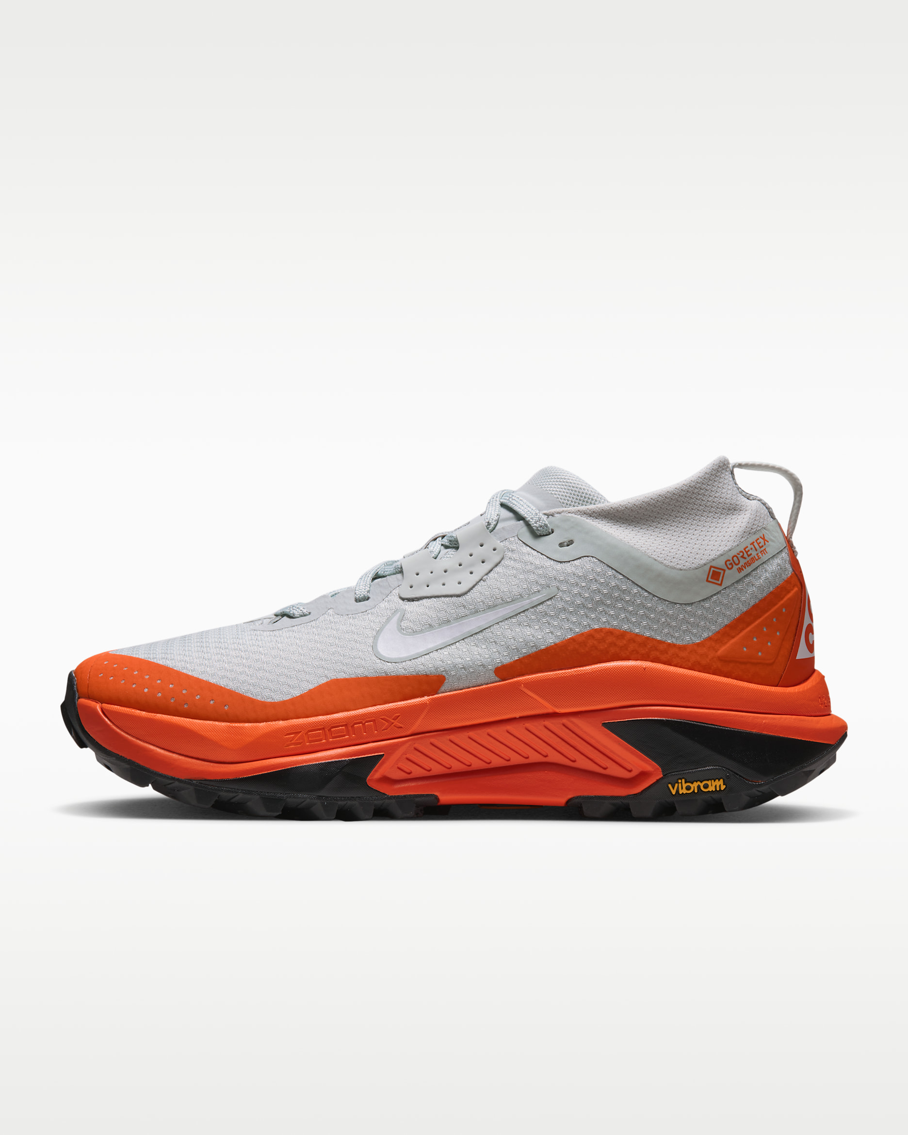 ACG Zegama Trail GORE-TEX — Light Silver/Safety Orange/Black/Summit White