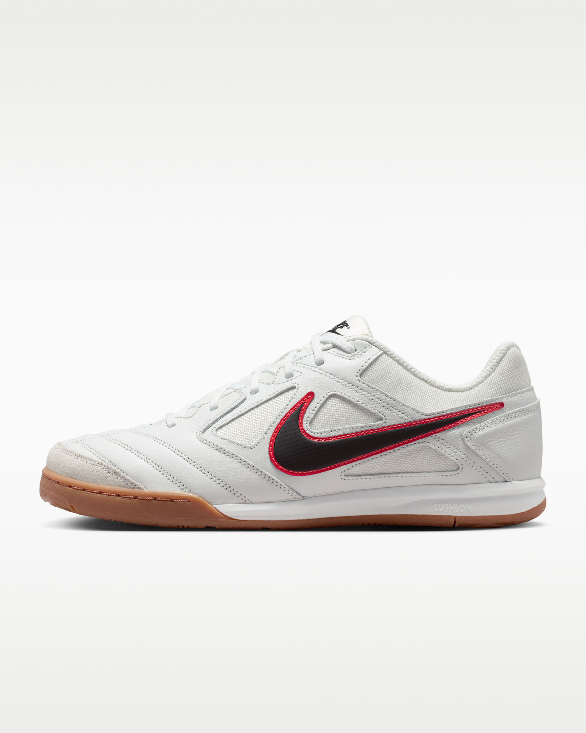 Nike Gato — Summit White/Bright Crimson/Gum Medium Brown/Black