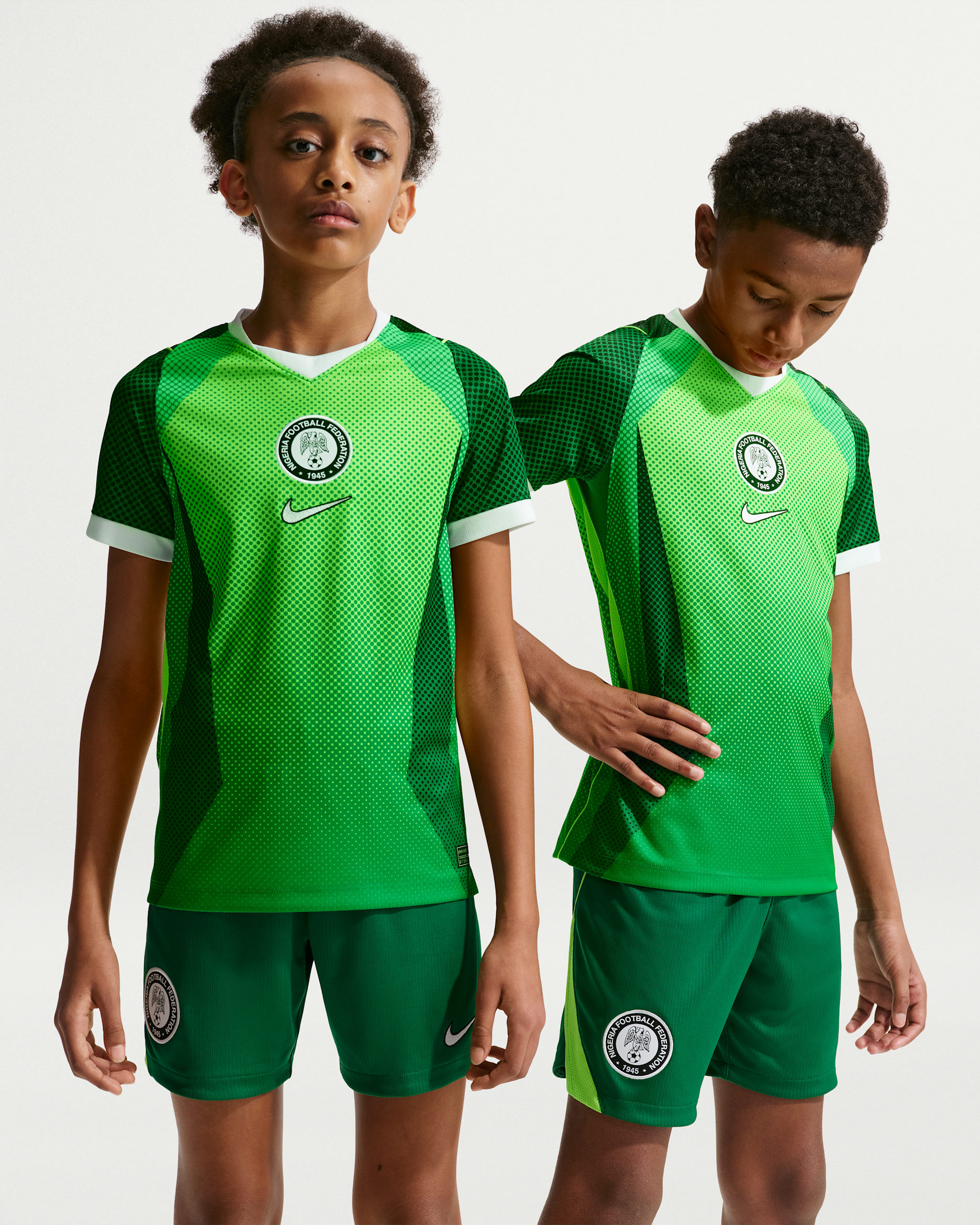 Nigeria 2026 Stadium Home — Pine Green/Electric Green/White
