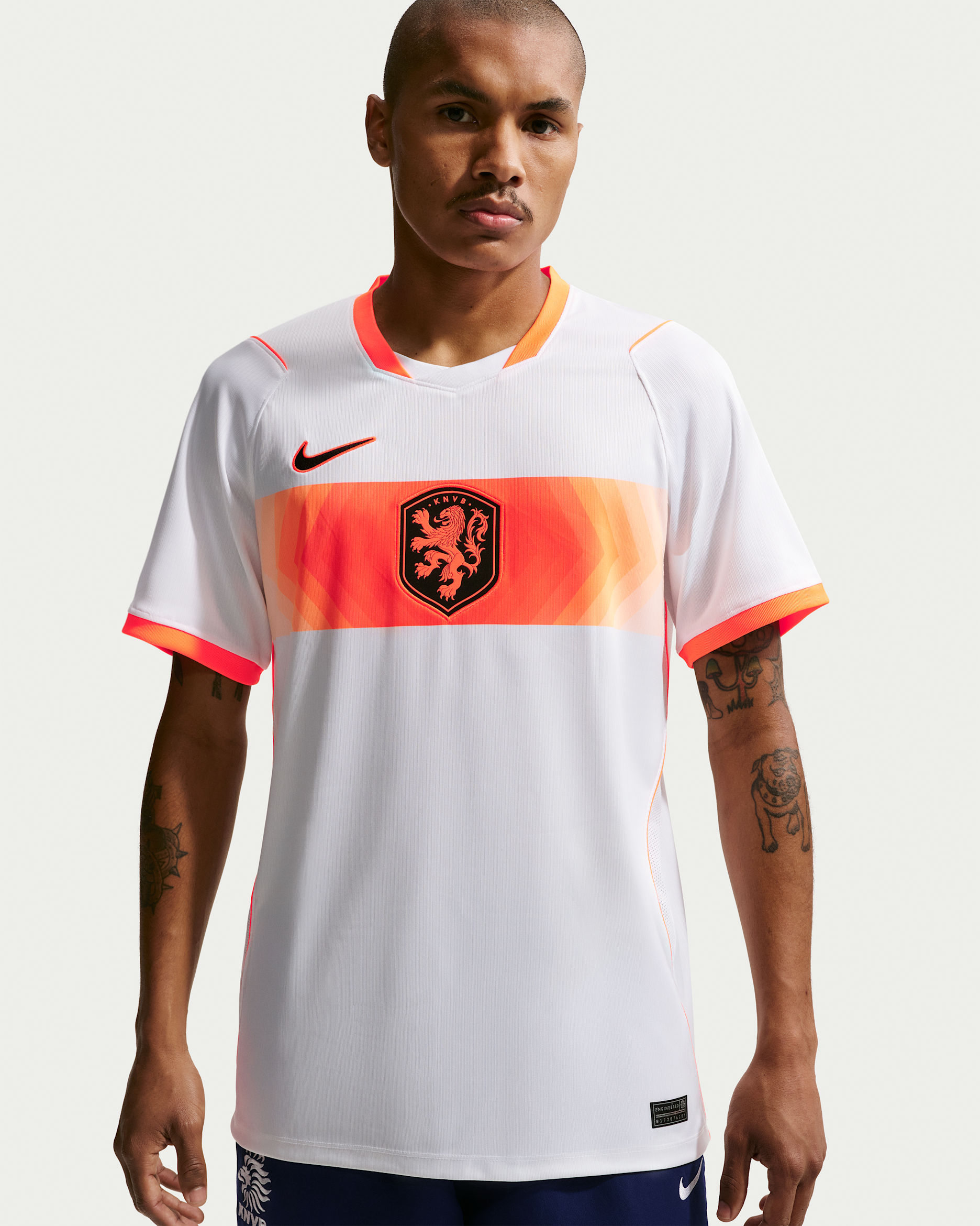 Netherlands National Team 2026 Stadium Away — White/Hyper Crimson/Black