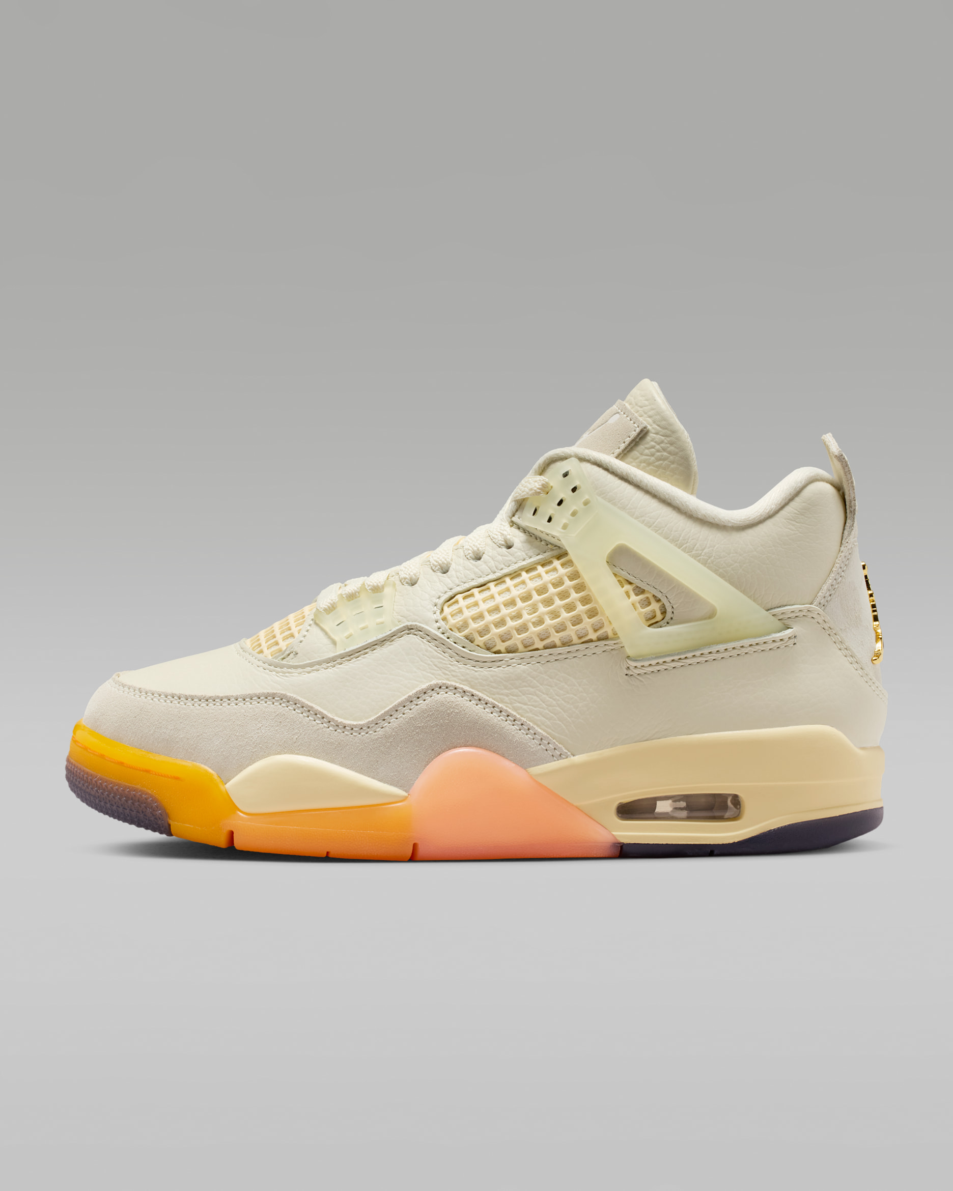 Air Jordan 4 Retro 'Birds of Paradise' — Coconut Milk/Bright Mango/Bright Mango/Muslin