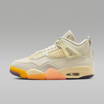 Air Jordan 4 Retro 'Birds of Paradise' — Coconut Milk/Bright Mango/Bright Mango/Muslin